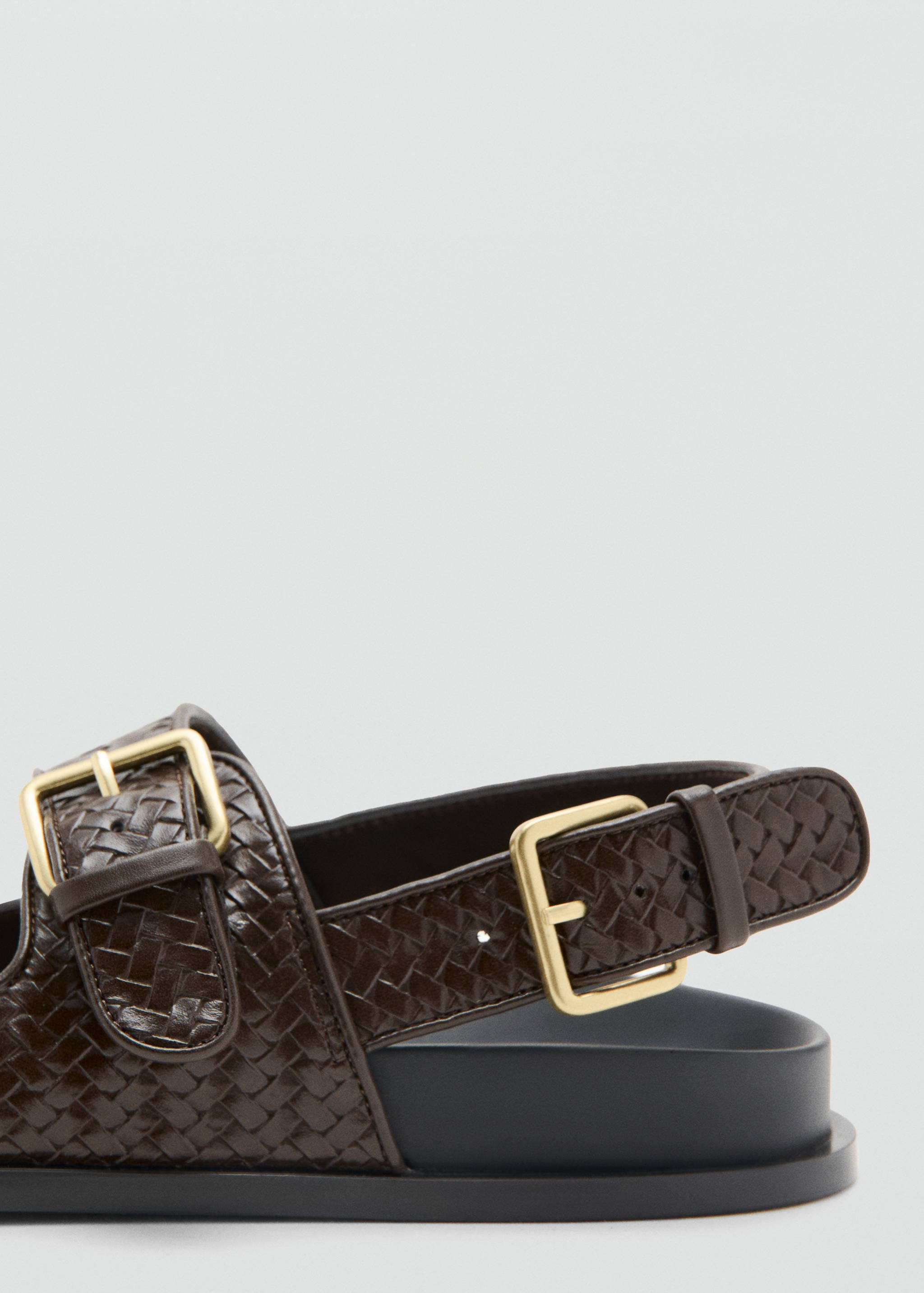 Braided buckle sandal - Details of the article 1