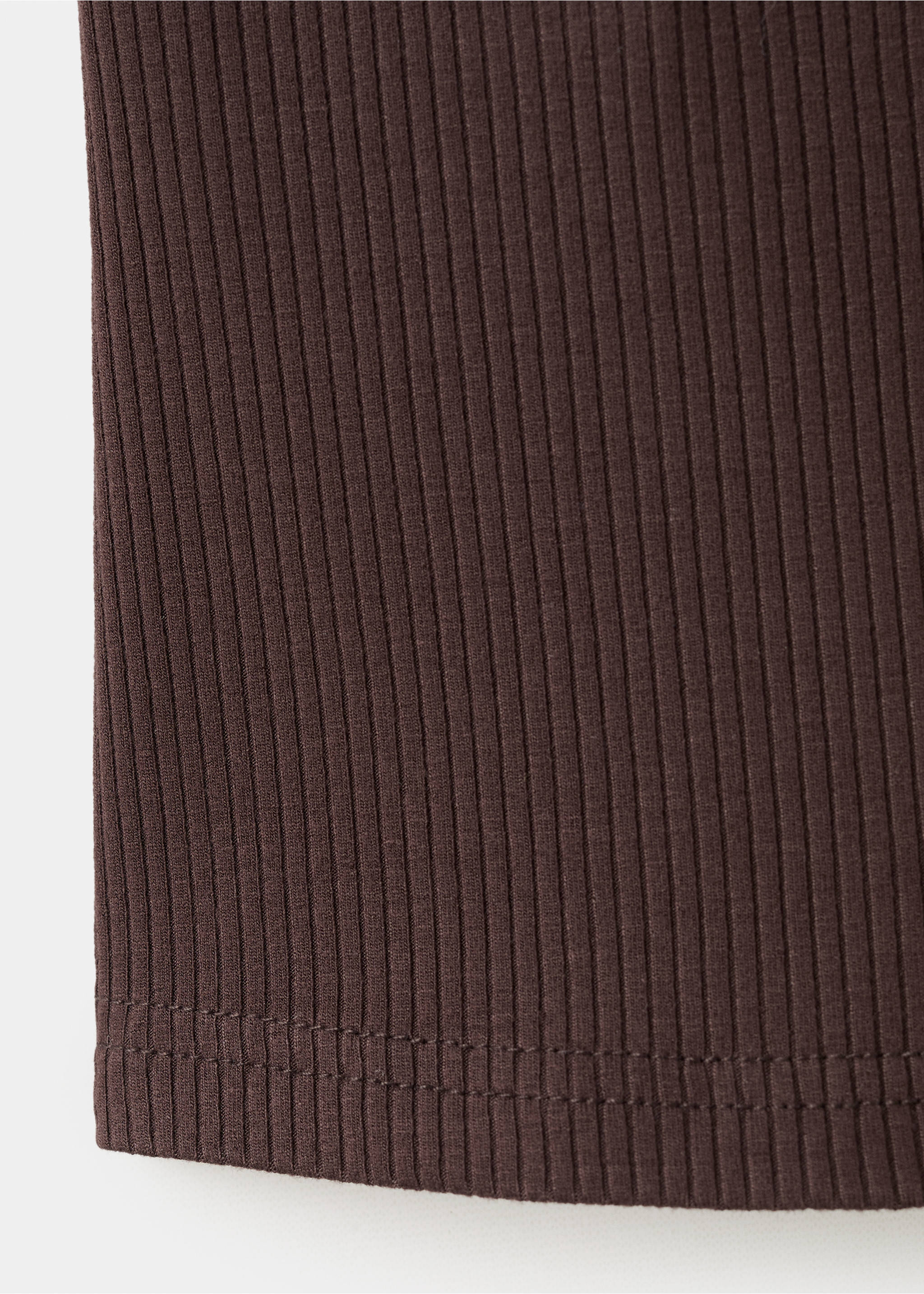 Top ajusté détail de dentelle - Détail de l'article 0, Marron. Ref: 37062527-00.