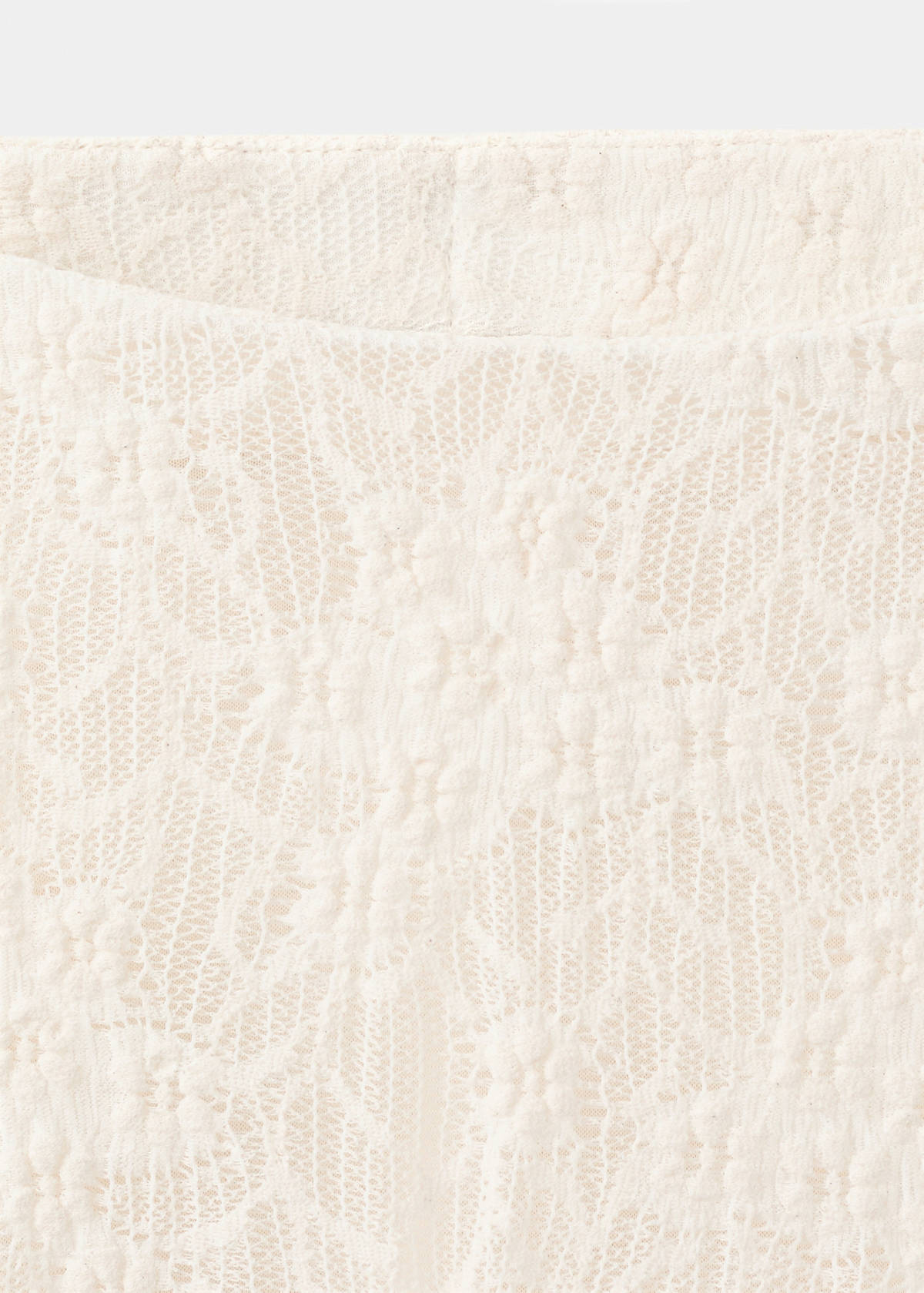 Midi skirt with broderie anglaise details — Off White