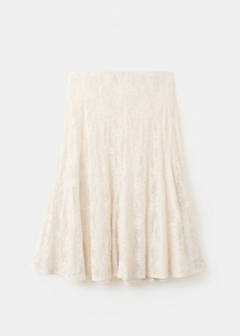 Midi skirt with broderie anglaise details — Off White 4
