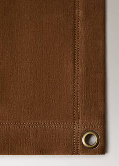 Waxed canvas cotton placemat — Brown 2