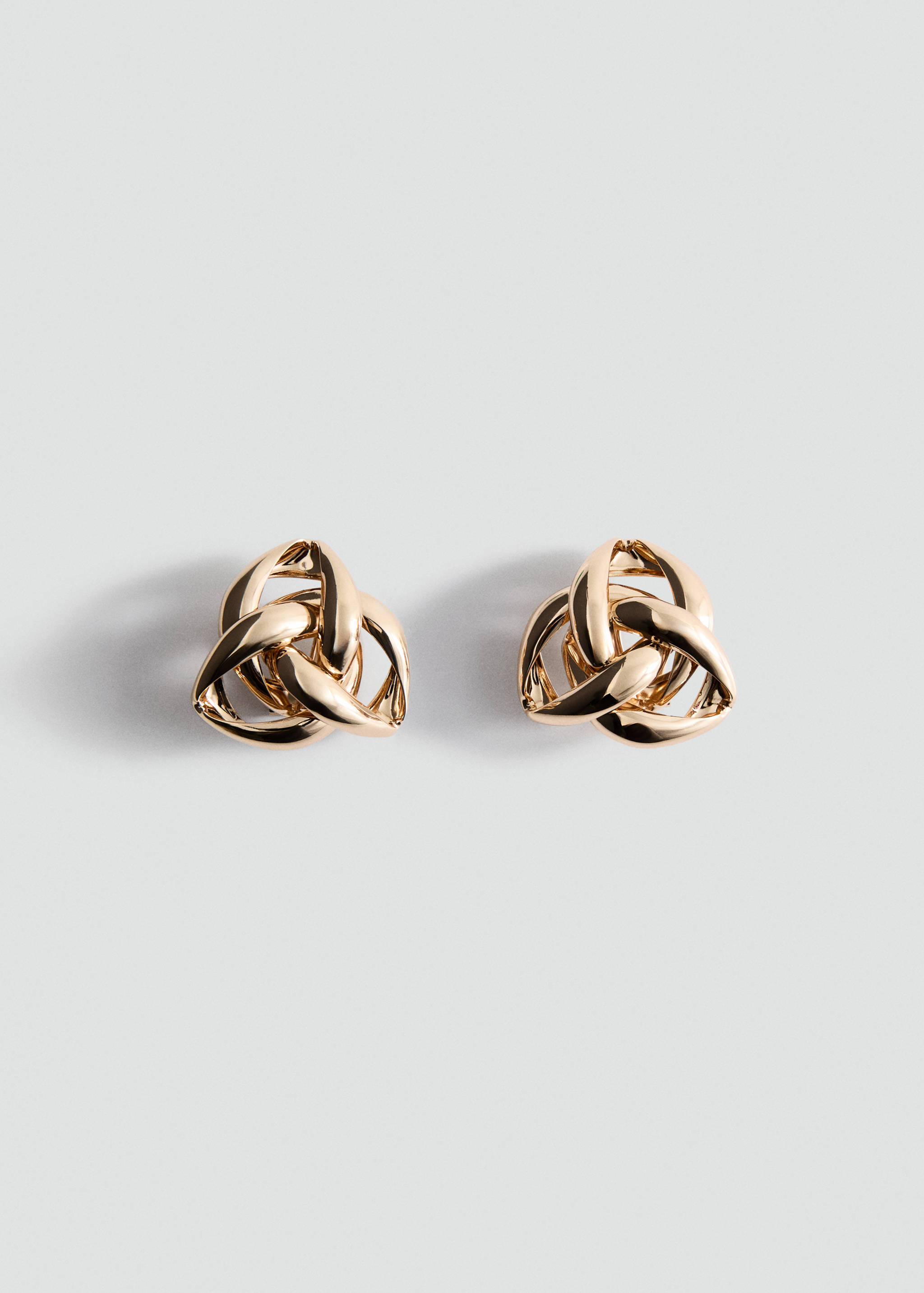 Intertwined knot earrings - Article without model