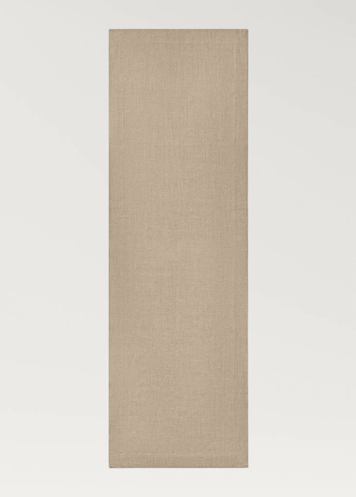 Linen table runner — Sand