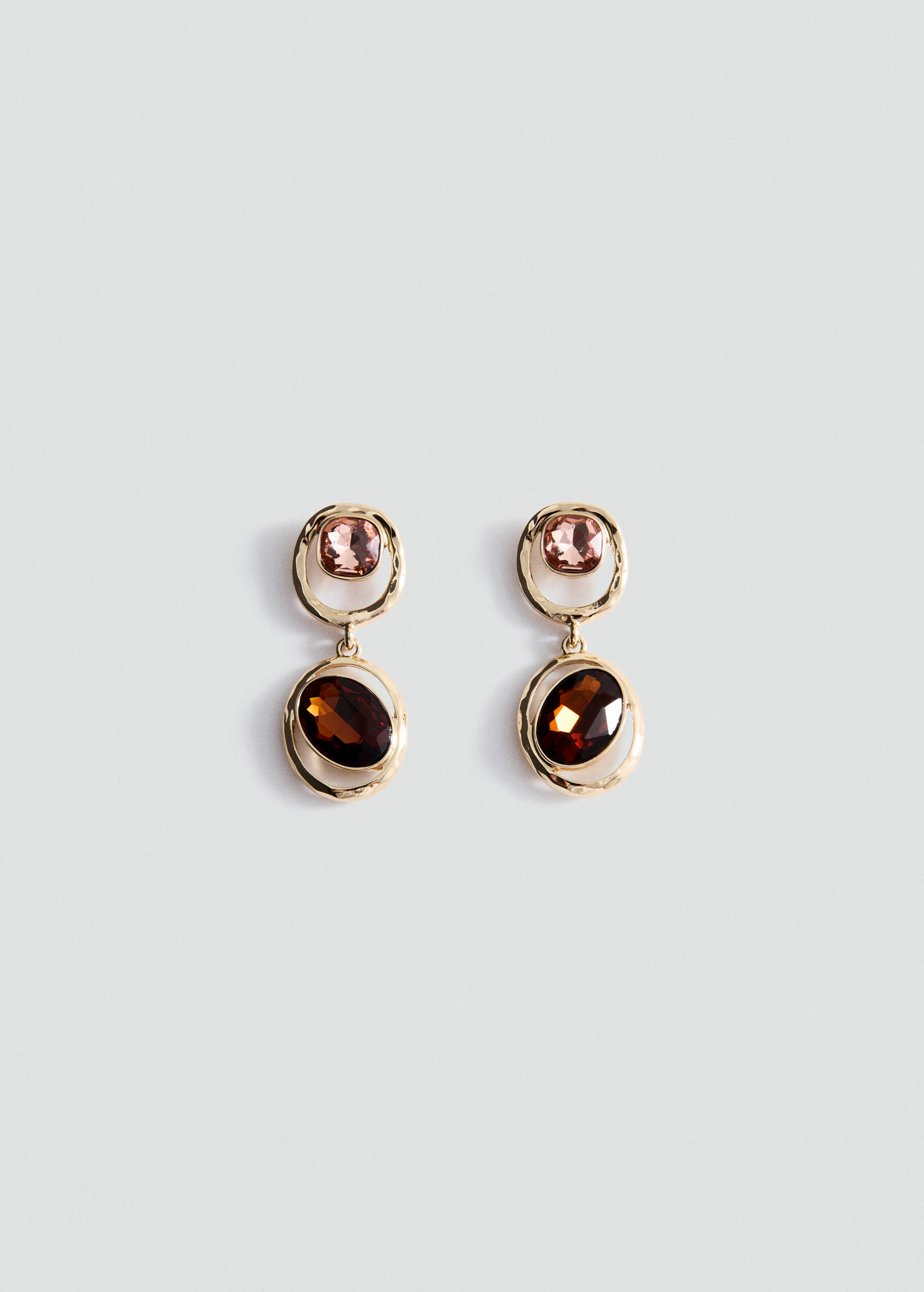 Pendant crystals earrings - Article without model