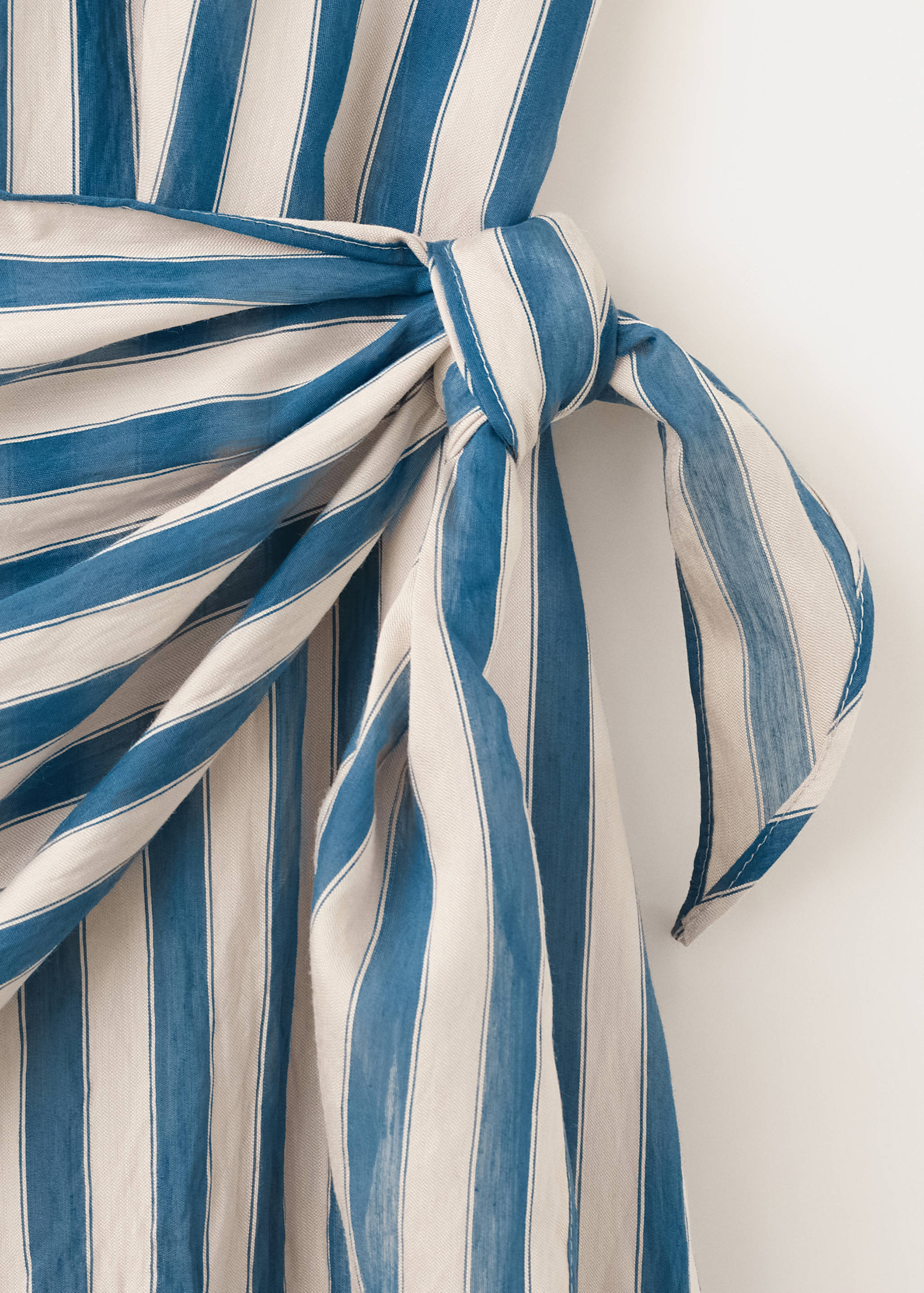 Striped scarf shirt dress - Details of the article 0
