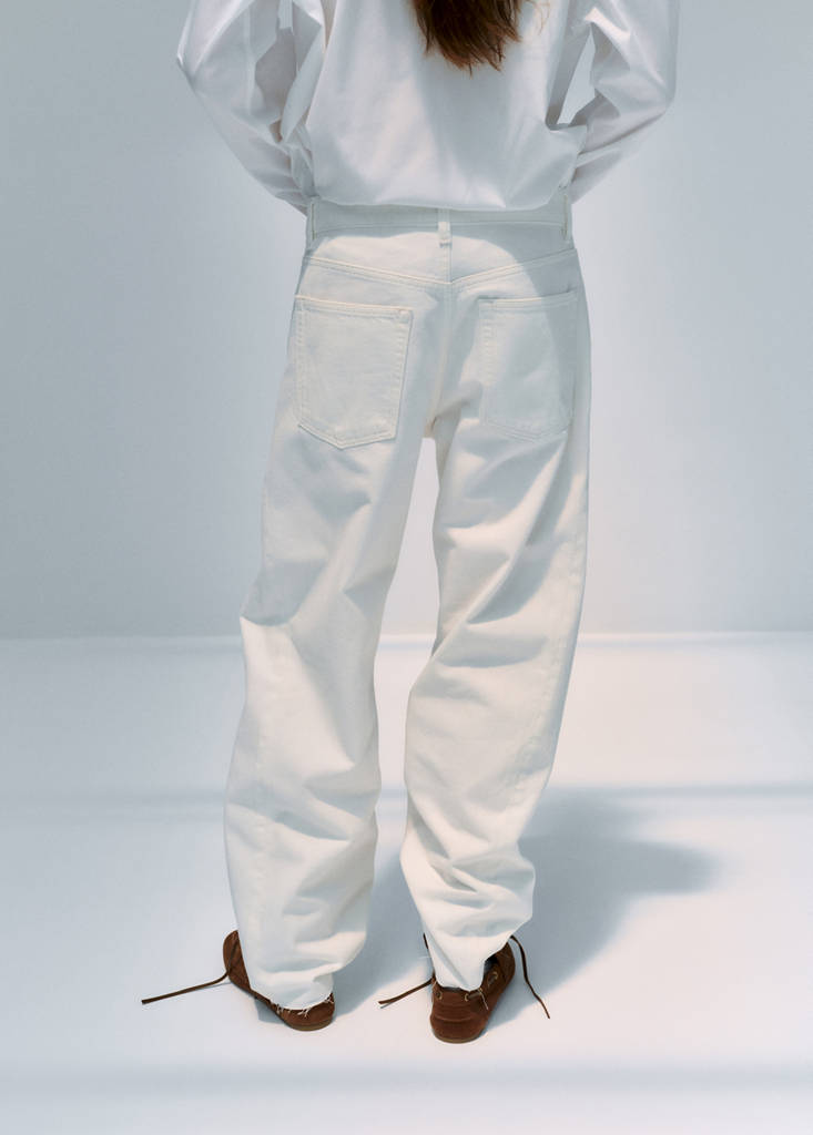 Mid-rise balloon jeans — Off White