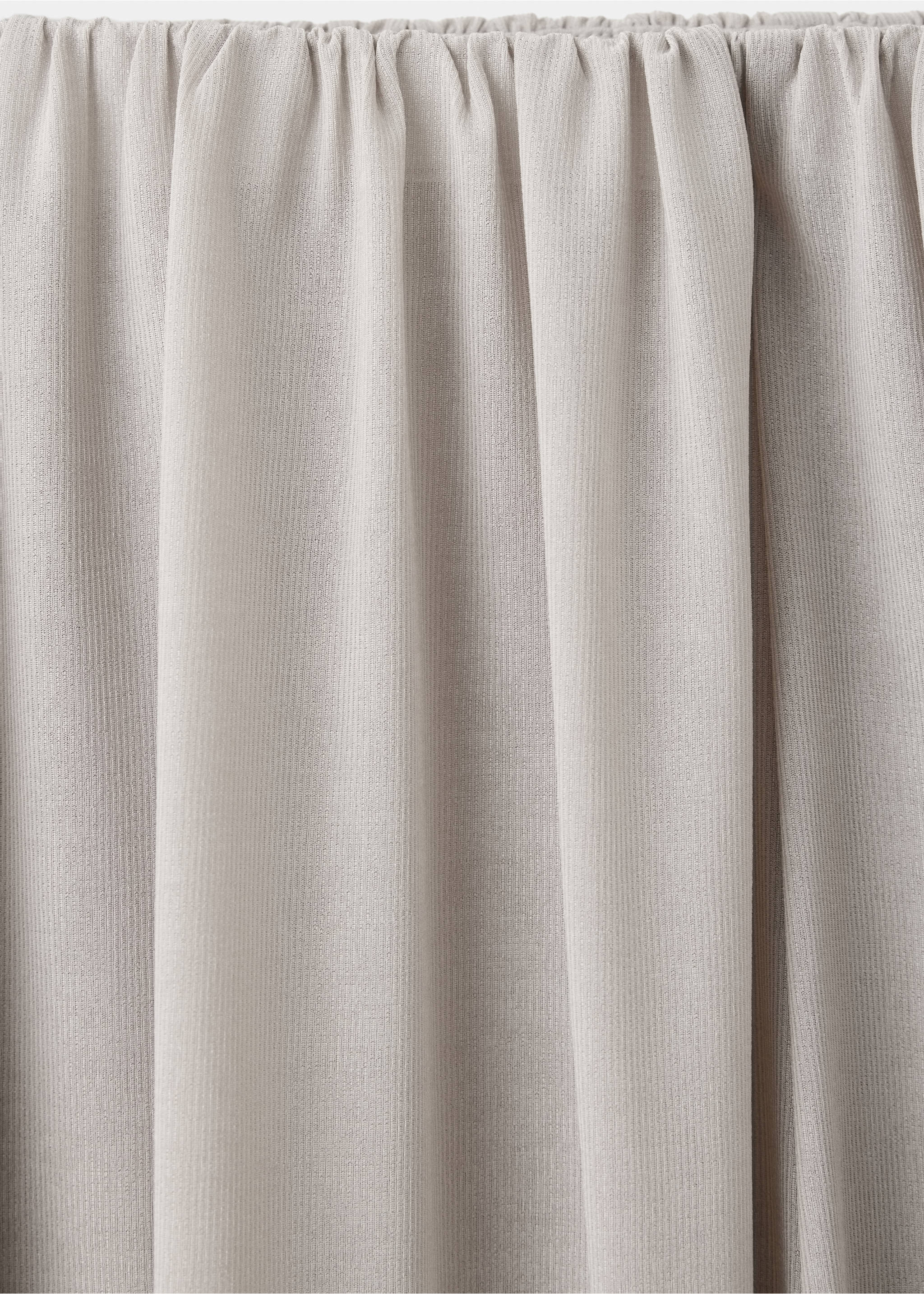 Mid-rise harem pants - Details of the article 8, Light/Pastel Grey. Ref: 37062561-00.