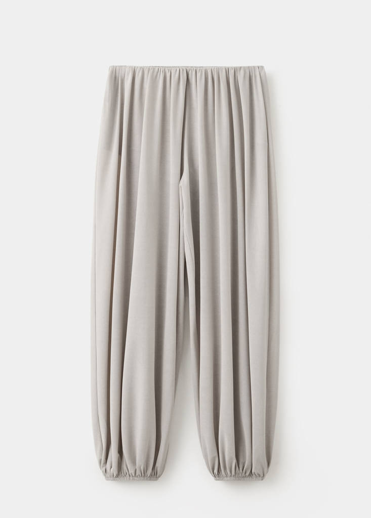 Mid-rise harem pants — Light/Pastel Grey
