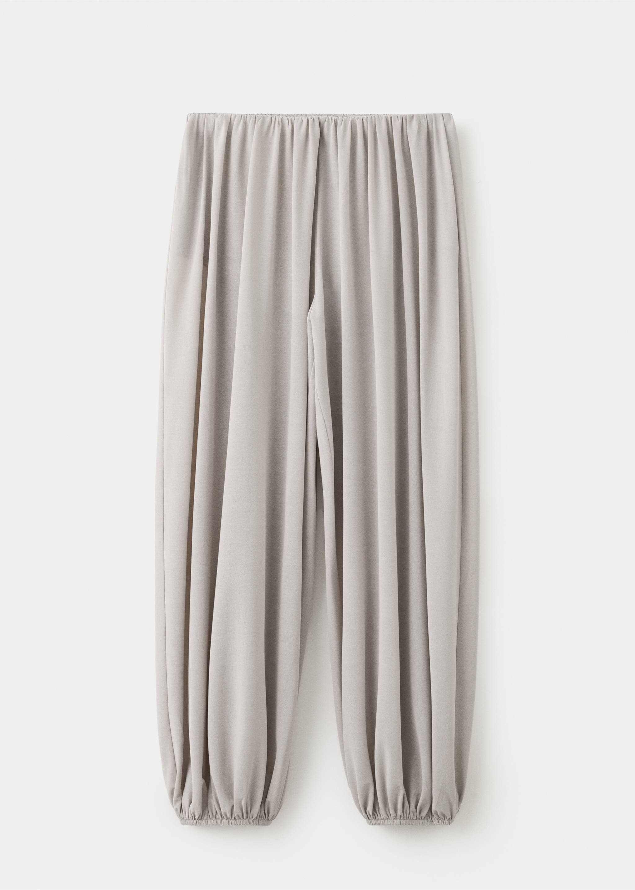 Mid-rise harem pants - Article without model, Light/Pastel Grey. Ref: 37062561-00.