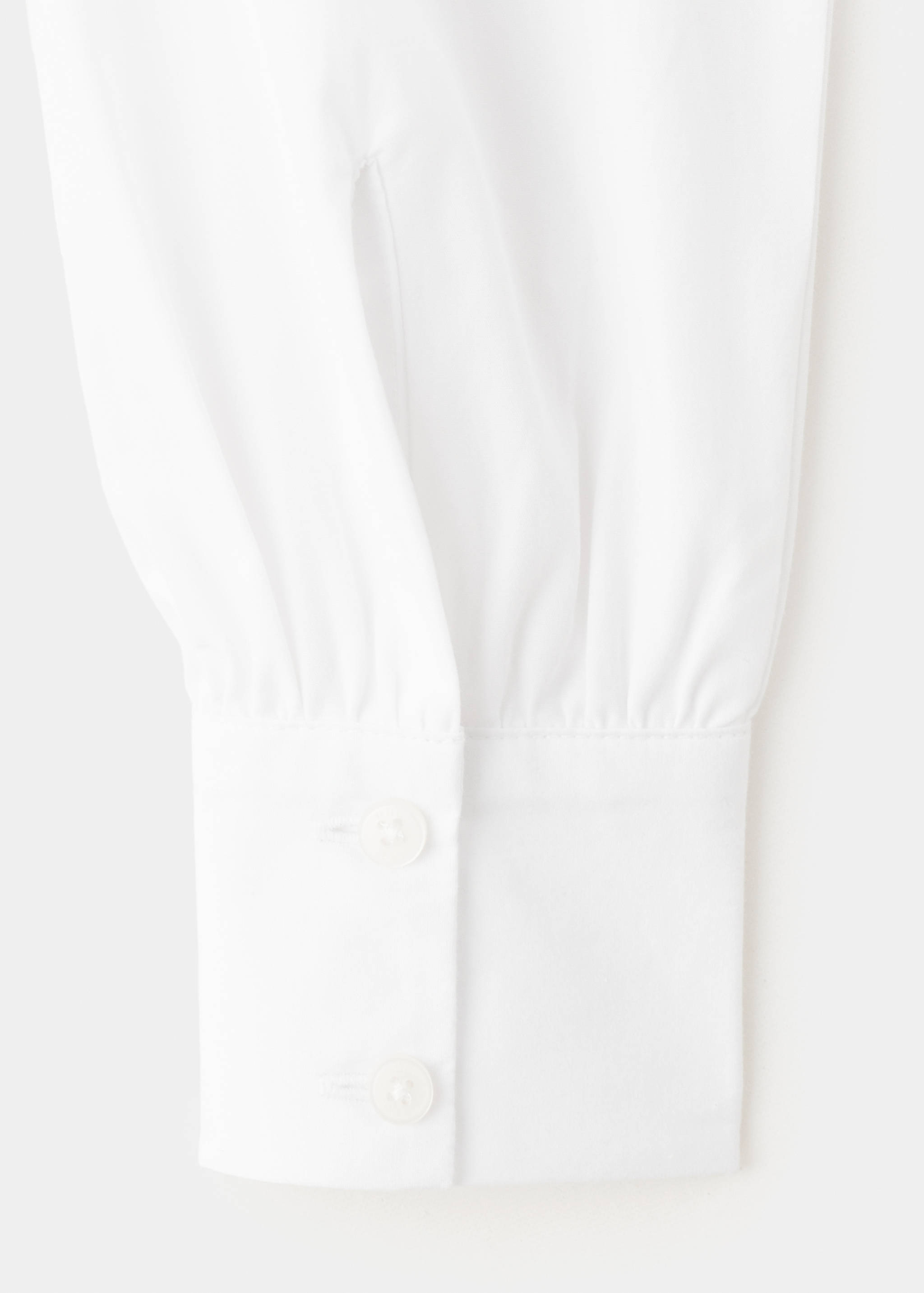 Cotton shirt with a shirt collar - Details of the article 0