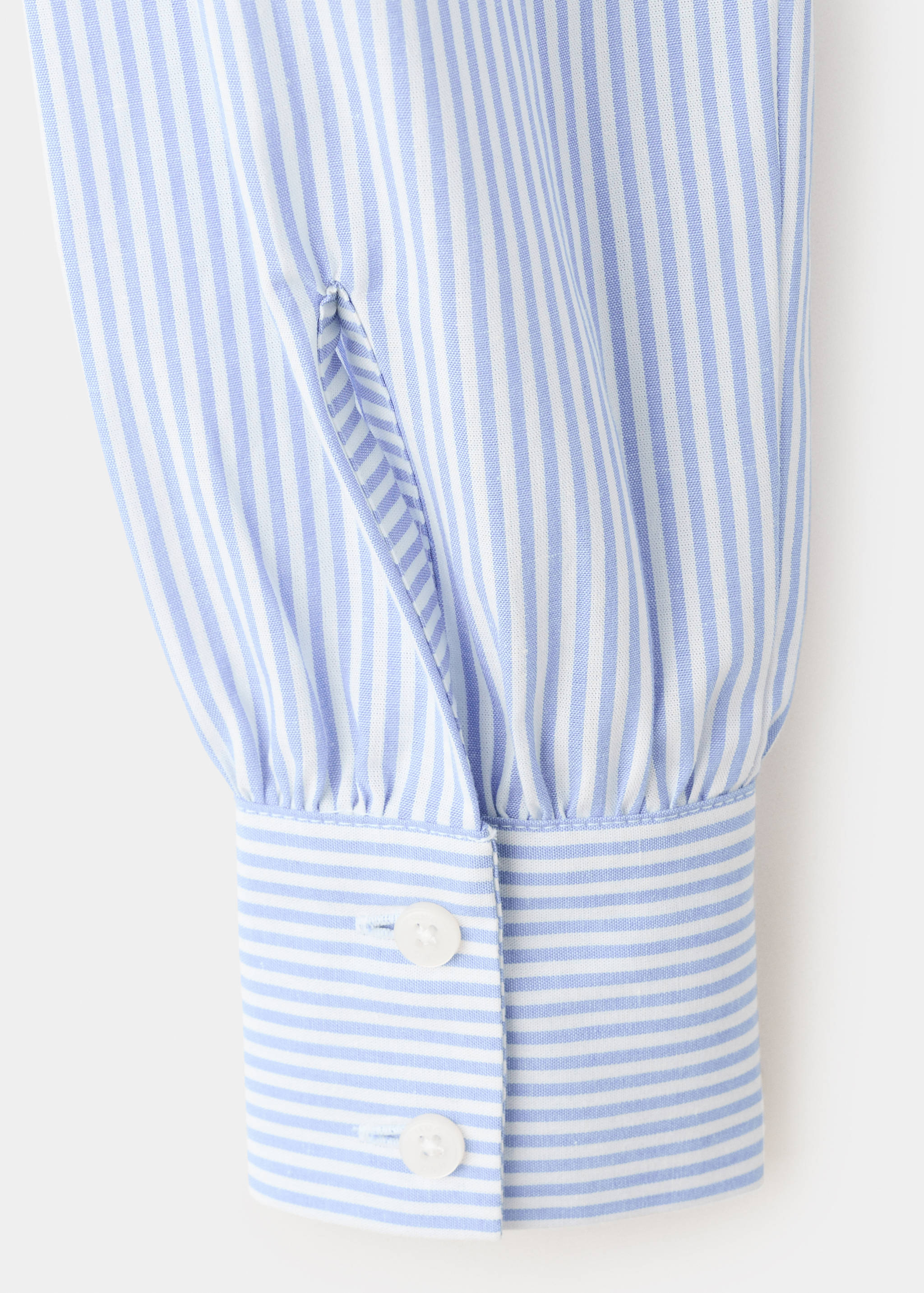 Cotton shirt with a shirt collar - Details of the article 0