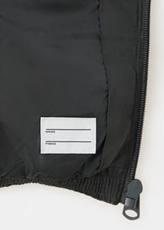 Hood puffer coat — Charcoal 5