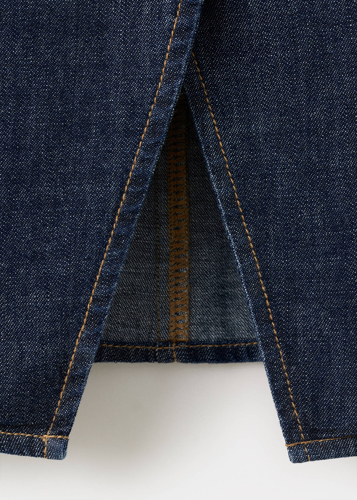 Buttoned denim gilet — Open Blue