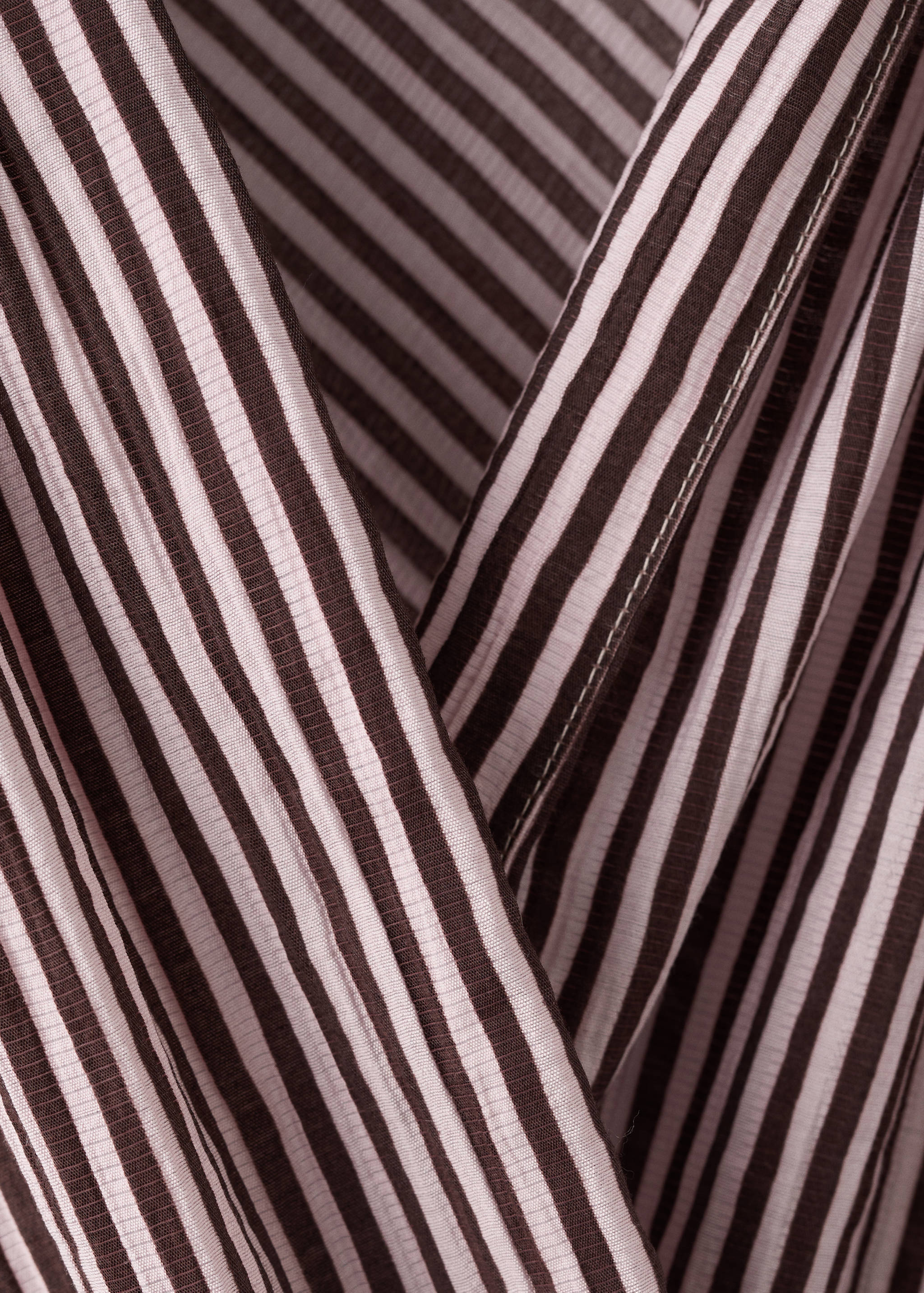 Cross-front striped blouse - Details of the article 8