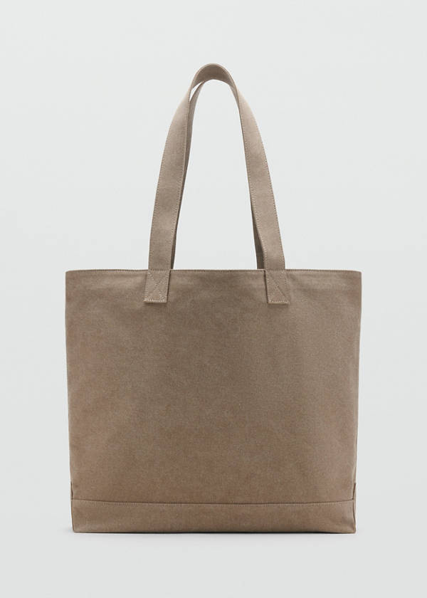 Cotton tote bag — Beige