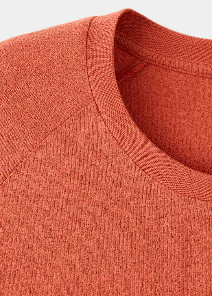 Relaxed fit cotton-linen blend T-shirt — Medium Pink