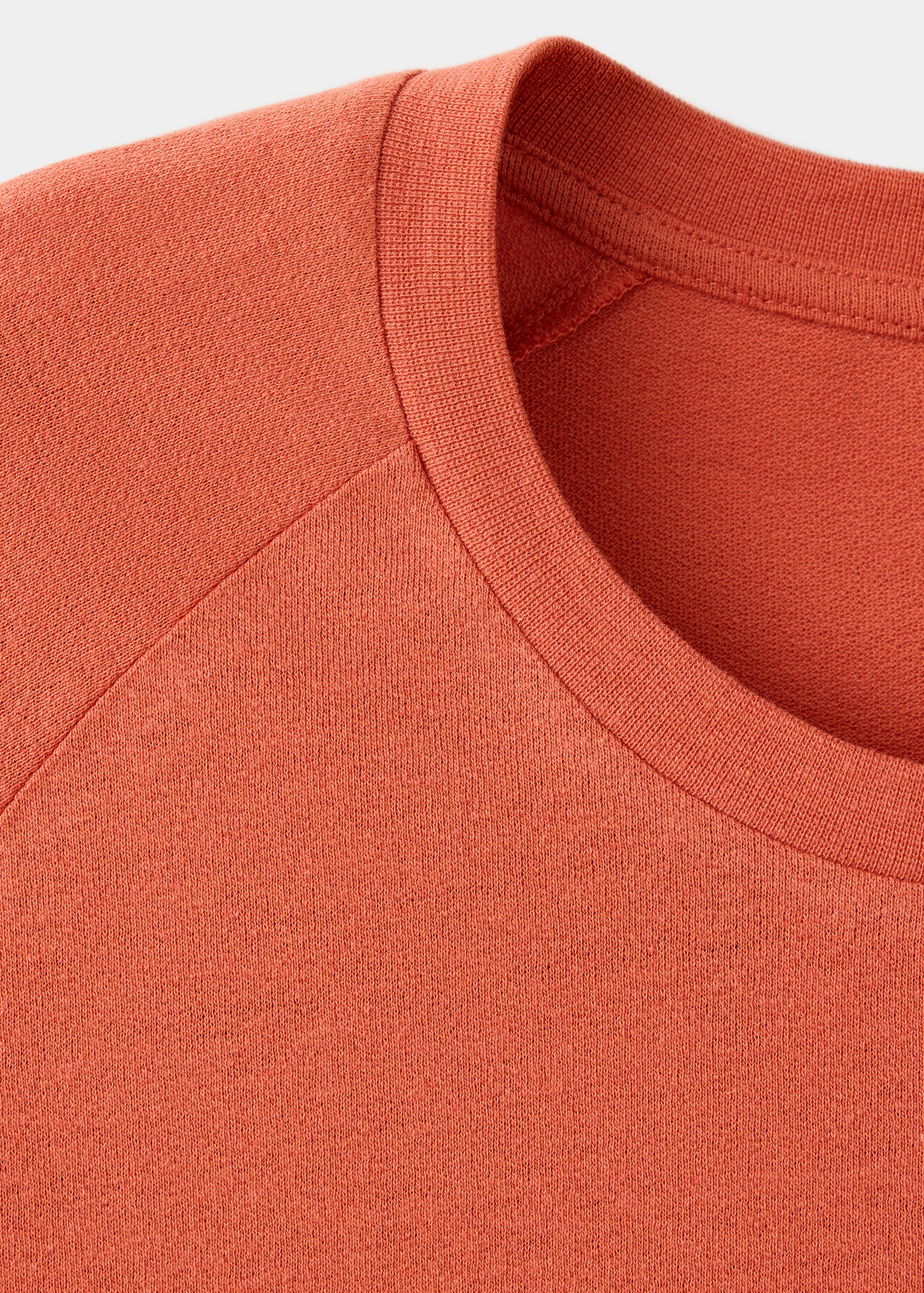 Relaxed fit cotton-linen blend T-shirt - Details of the article 8