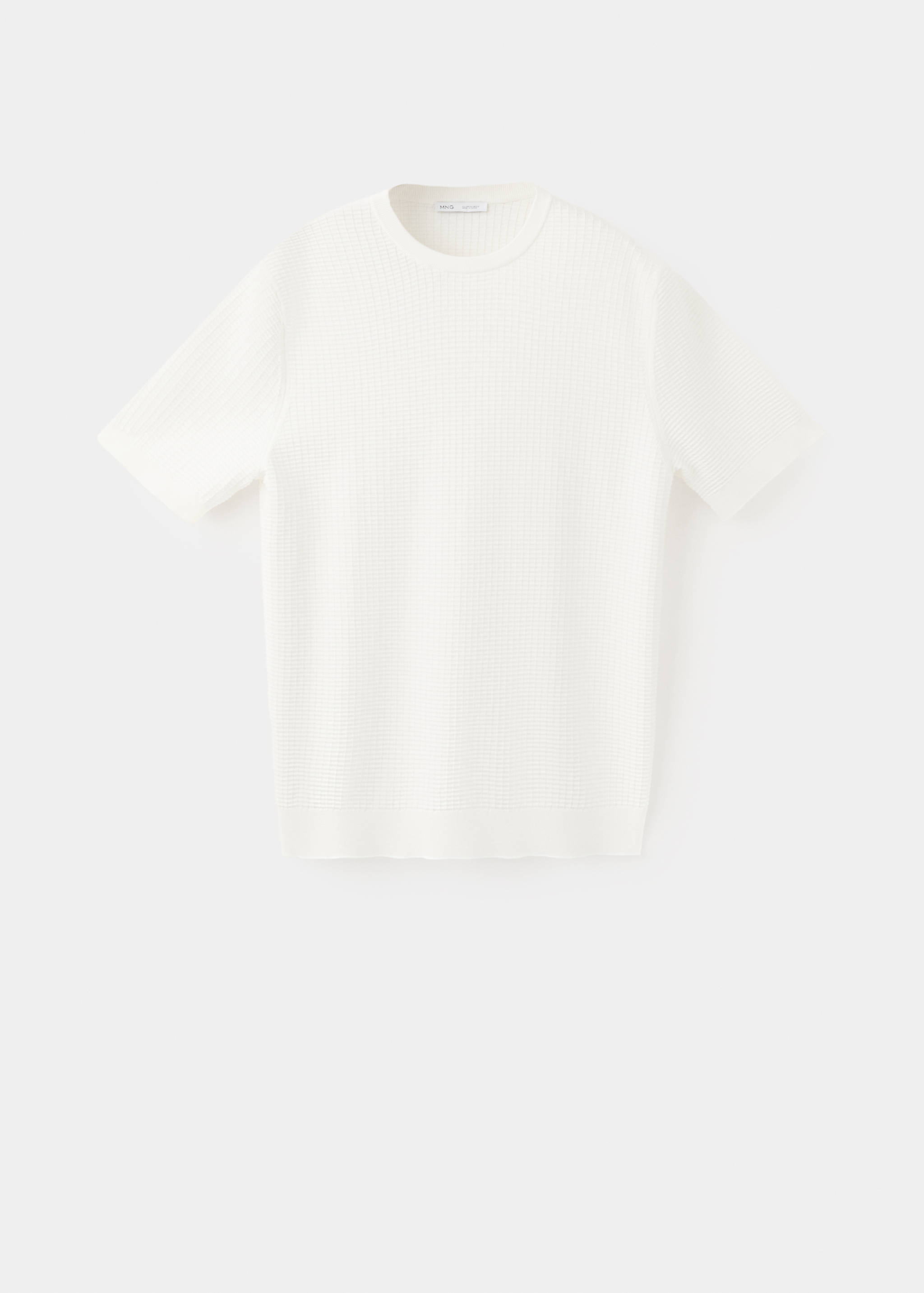 100% cotton knitted t-shirt - Article without model