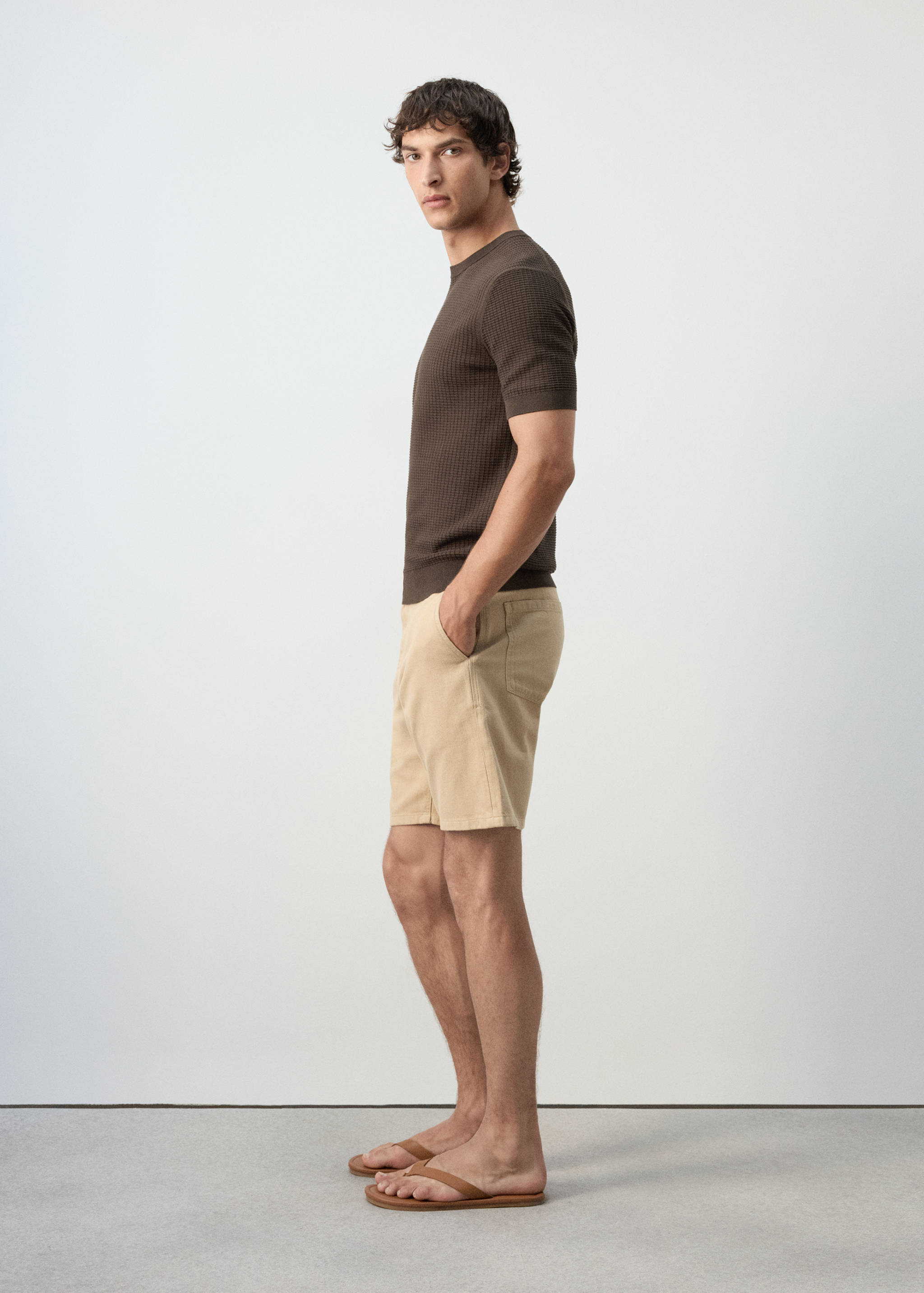 100% cotton knitted t-shirt - Details of the article 2
