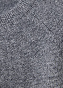 100% cashmere sweater — Grey 8