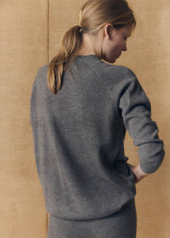 100% cashmere sweater — Grey 12