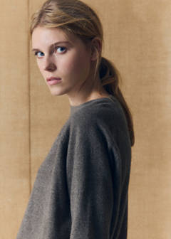 100% cashmere sweater — Grey 13