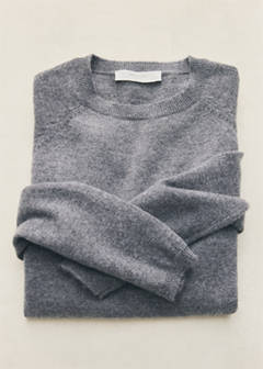100% cashmere sweater — Grey 6