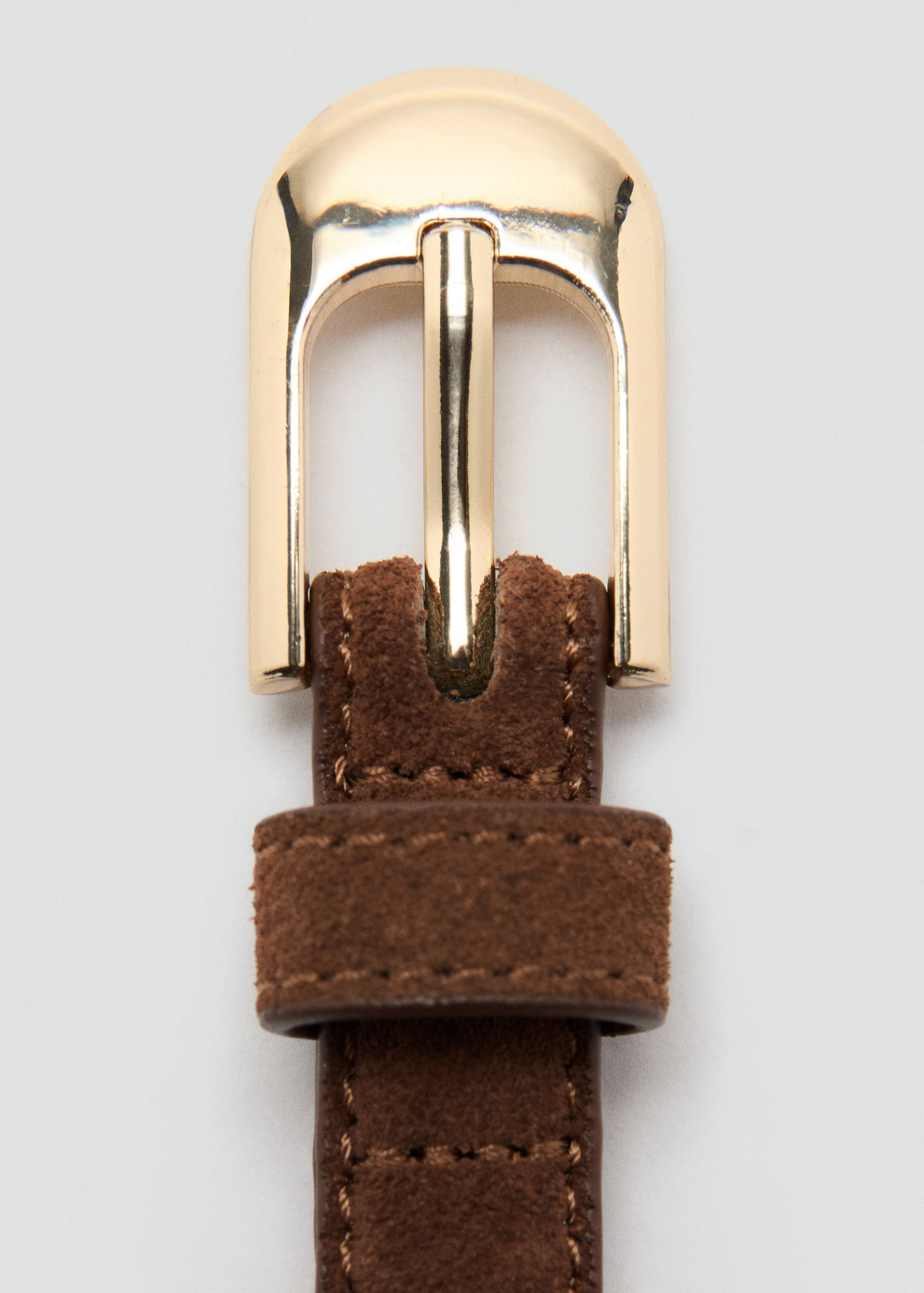 100% bovine leather belt - Details of the article 1