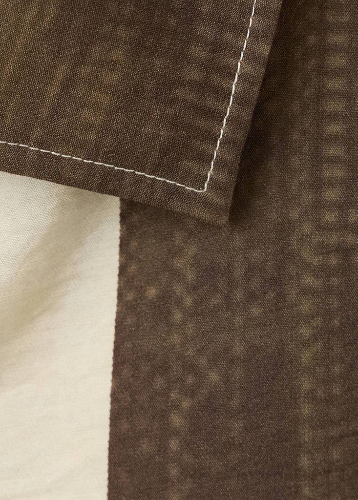 Printed relaxed fit shirt — Vanilla