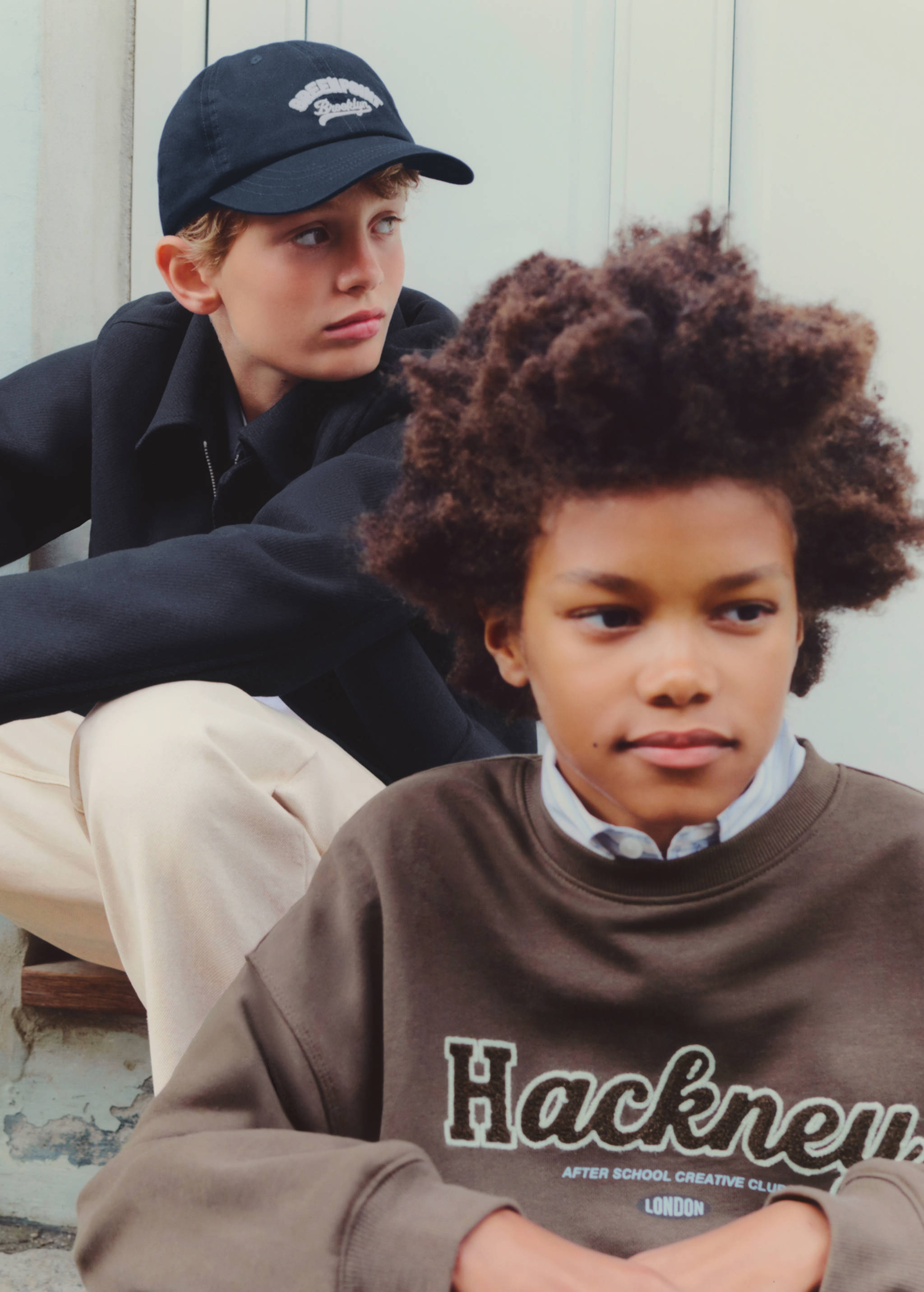 Cap with embroidered text - Details of the article 5