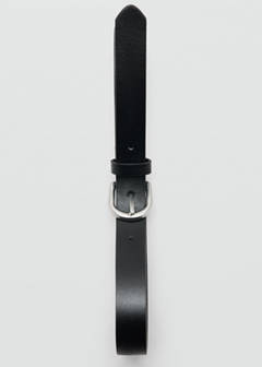Faux-leather belt — Black 4