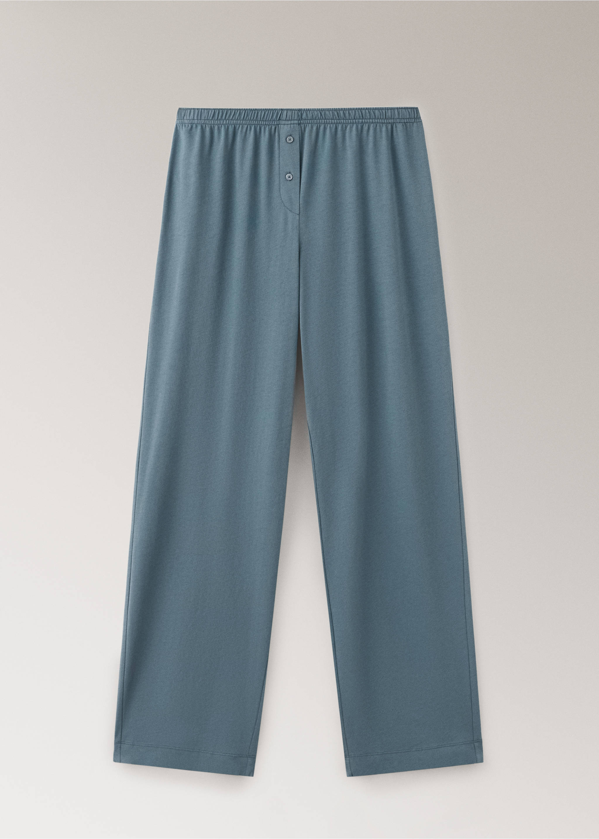 100% katoenen pyjamabroek - Artikel zonder model, Blauw. Ref: 37062914-00.