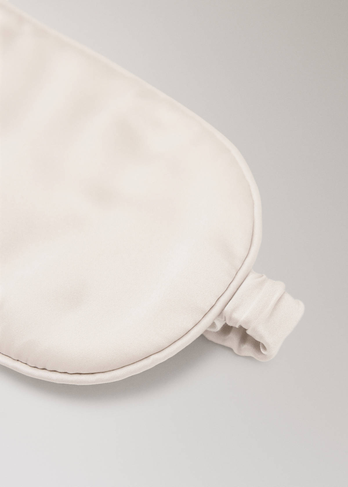 100% silk eye mask — Light/Pastel Grey