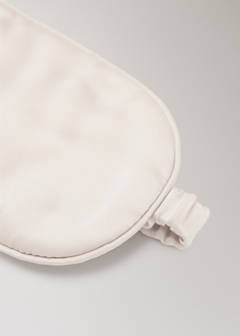 100% silk eye mask — Light/Pastel Grey 2
