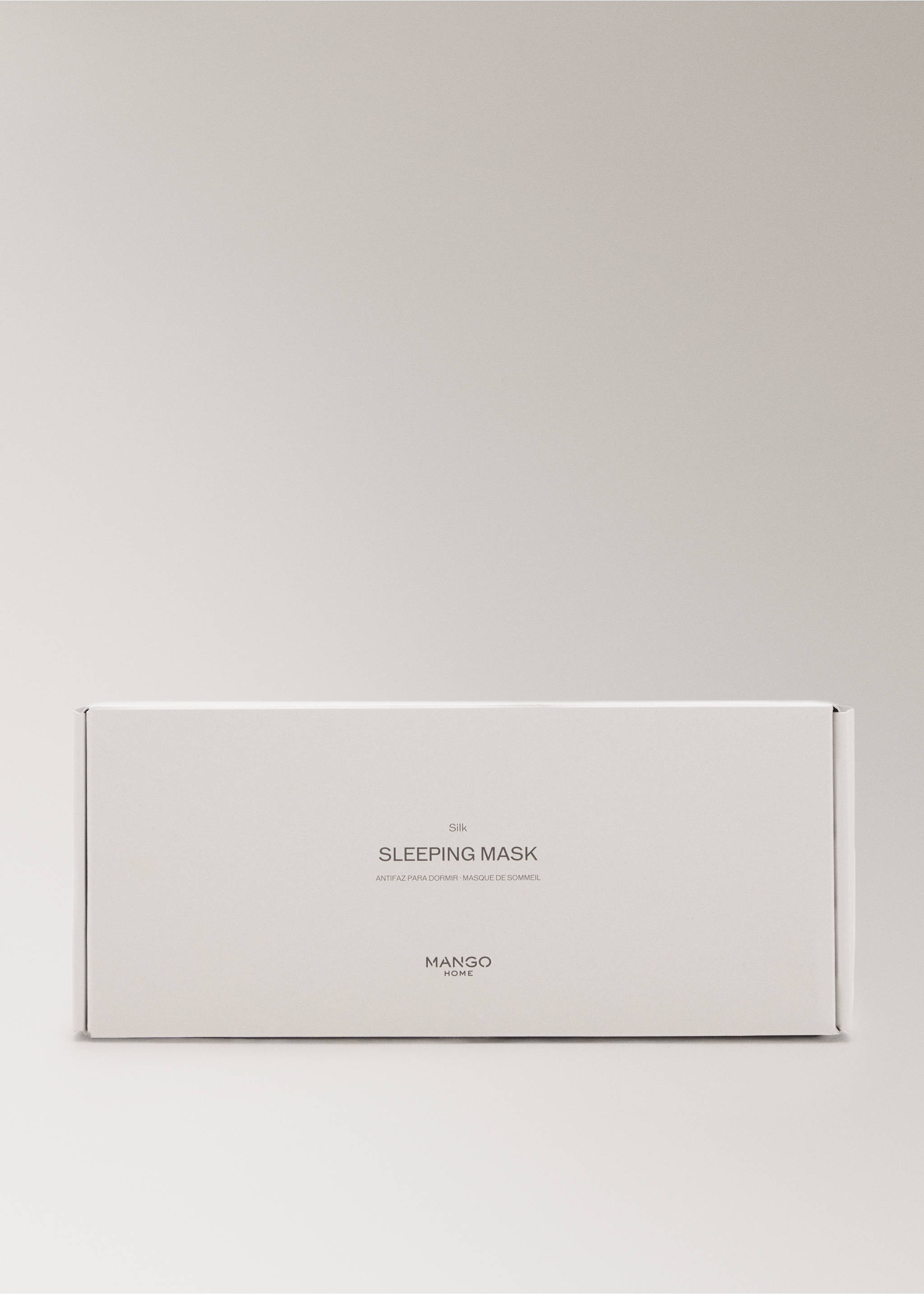 100% silk eye mask - Details of the article 0, Brown. Ref: 37062917-00.