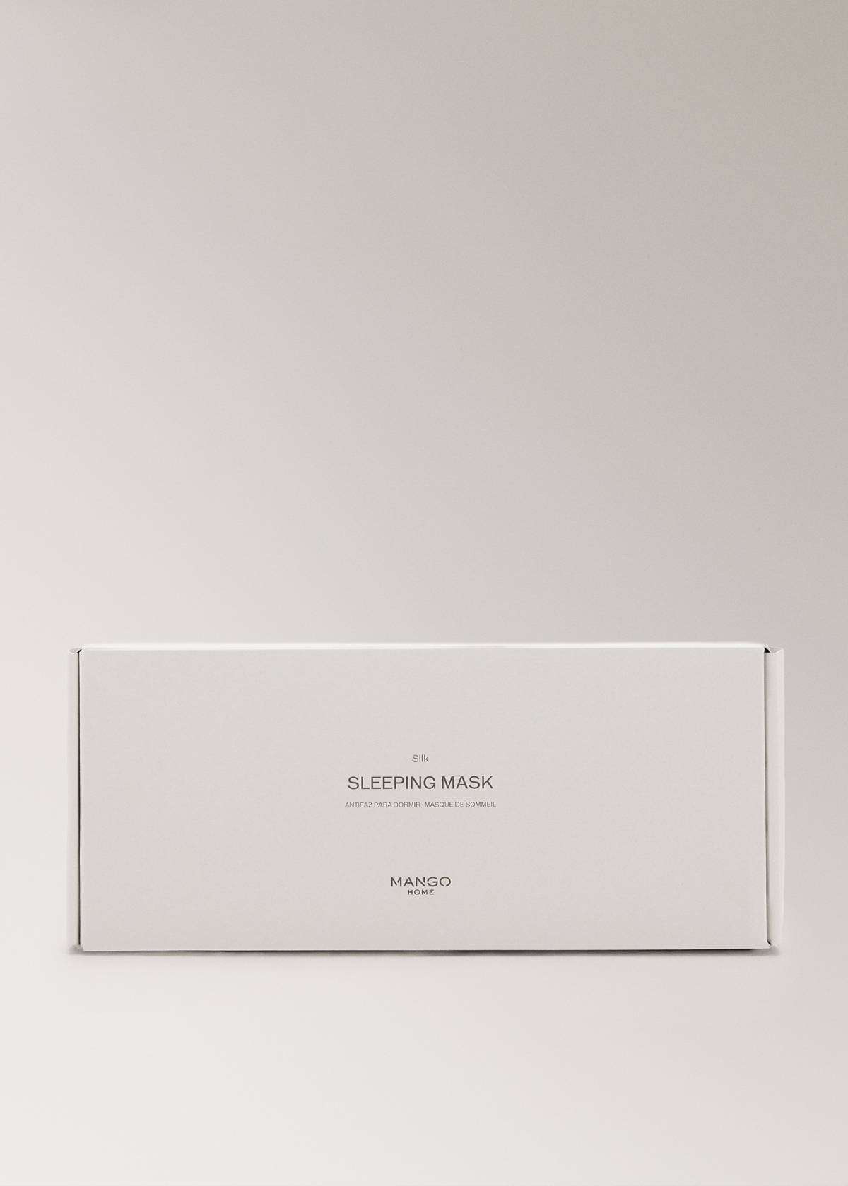100% silk eye mask — Black