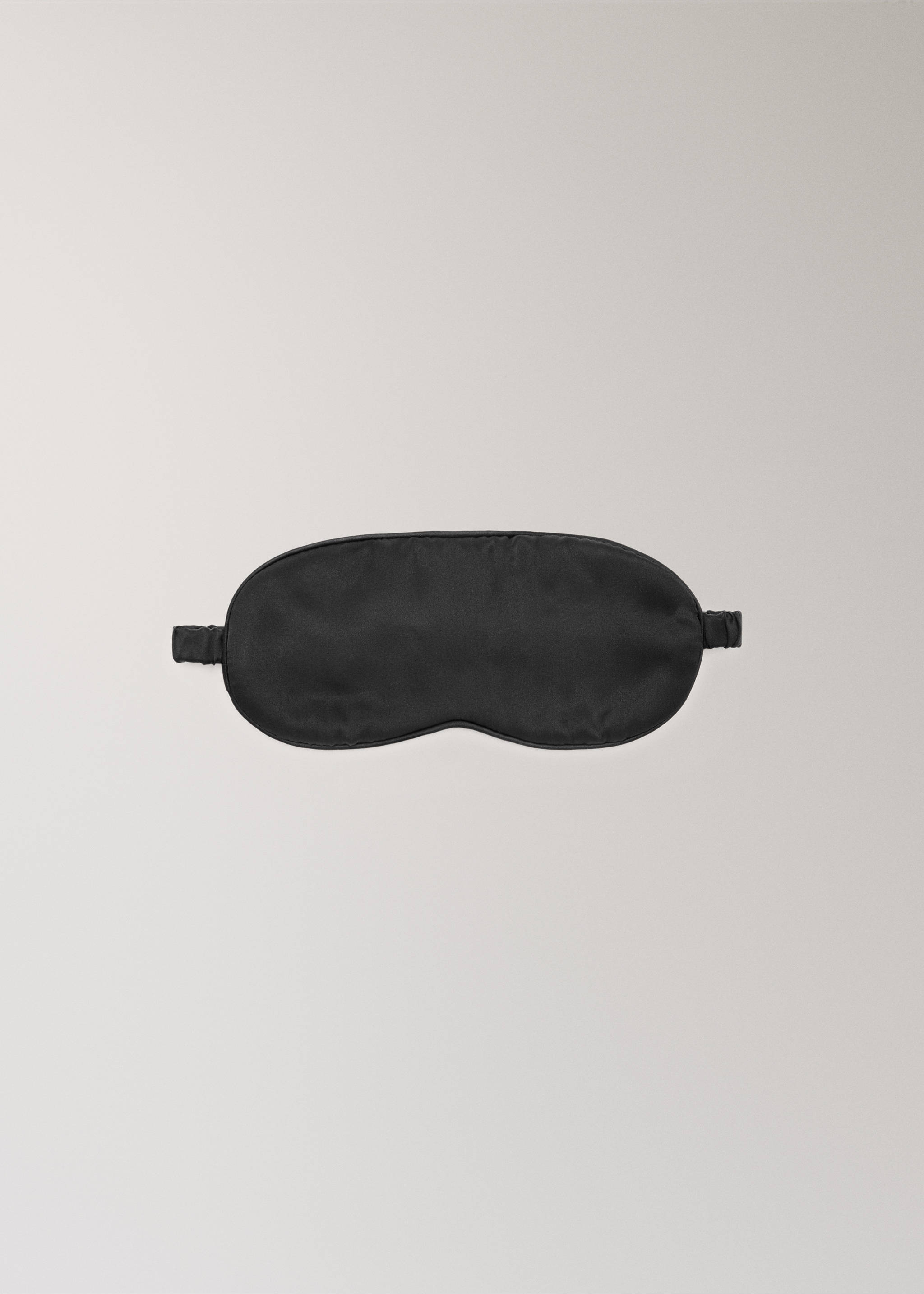 100% silk eye mask - Article without model, Black. Ref: 37062917-00.