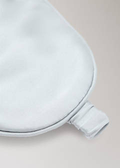 100% silk eye mask — Silver 2