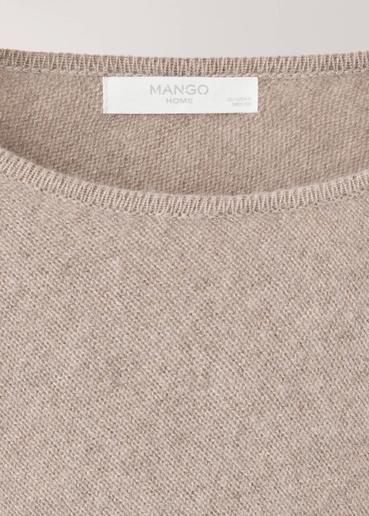 100% cashmere cape — Beige