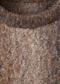 Jumper with faded vertical stripes — Brown 7