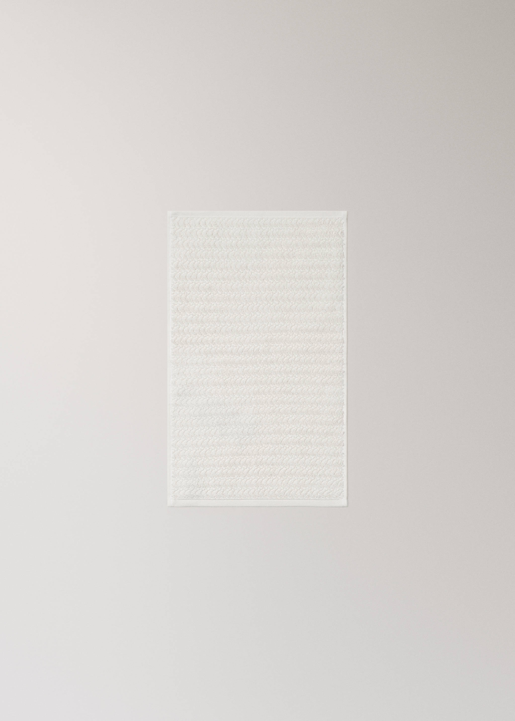 Herringbone jacquard hand towel - Details of the article 3