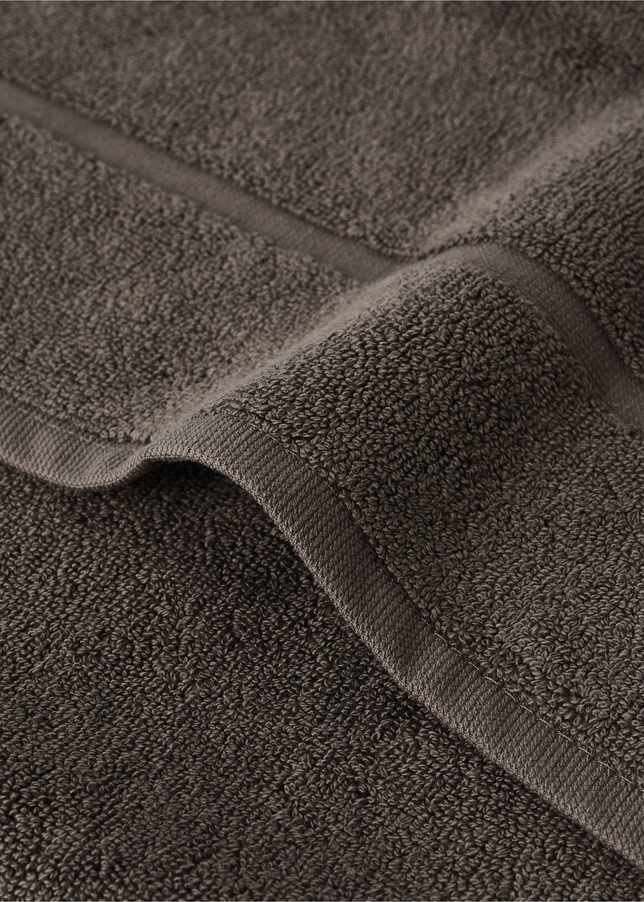 Antislip badmat van 100% katoen - Detail van het artikel 1, Koffie. Ref: 37062932-00.