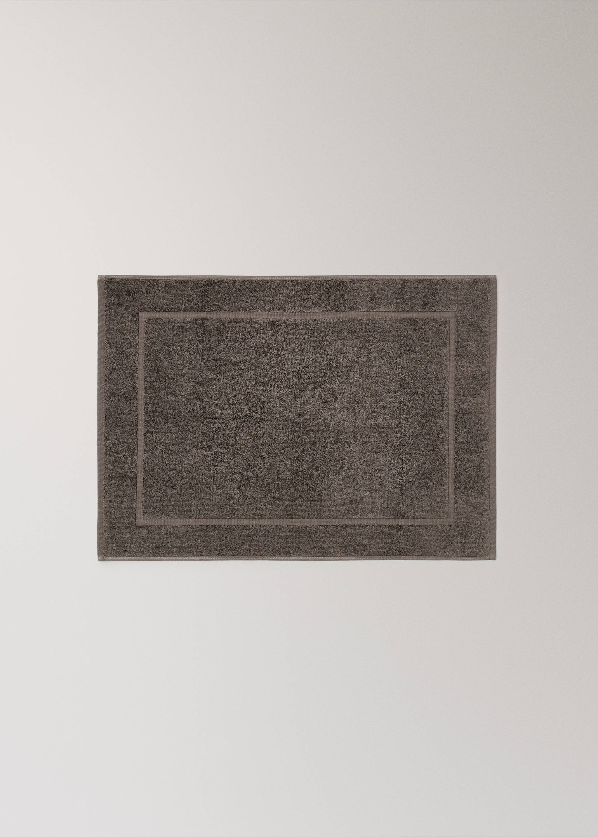 Antislip badmat van 100% katoen - Artikel zonder model, Koffie. Ref: 37062932-00.