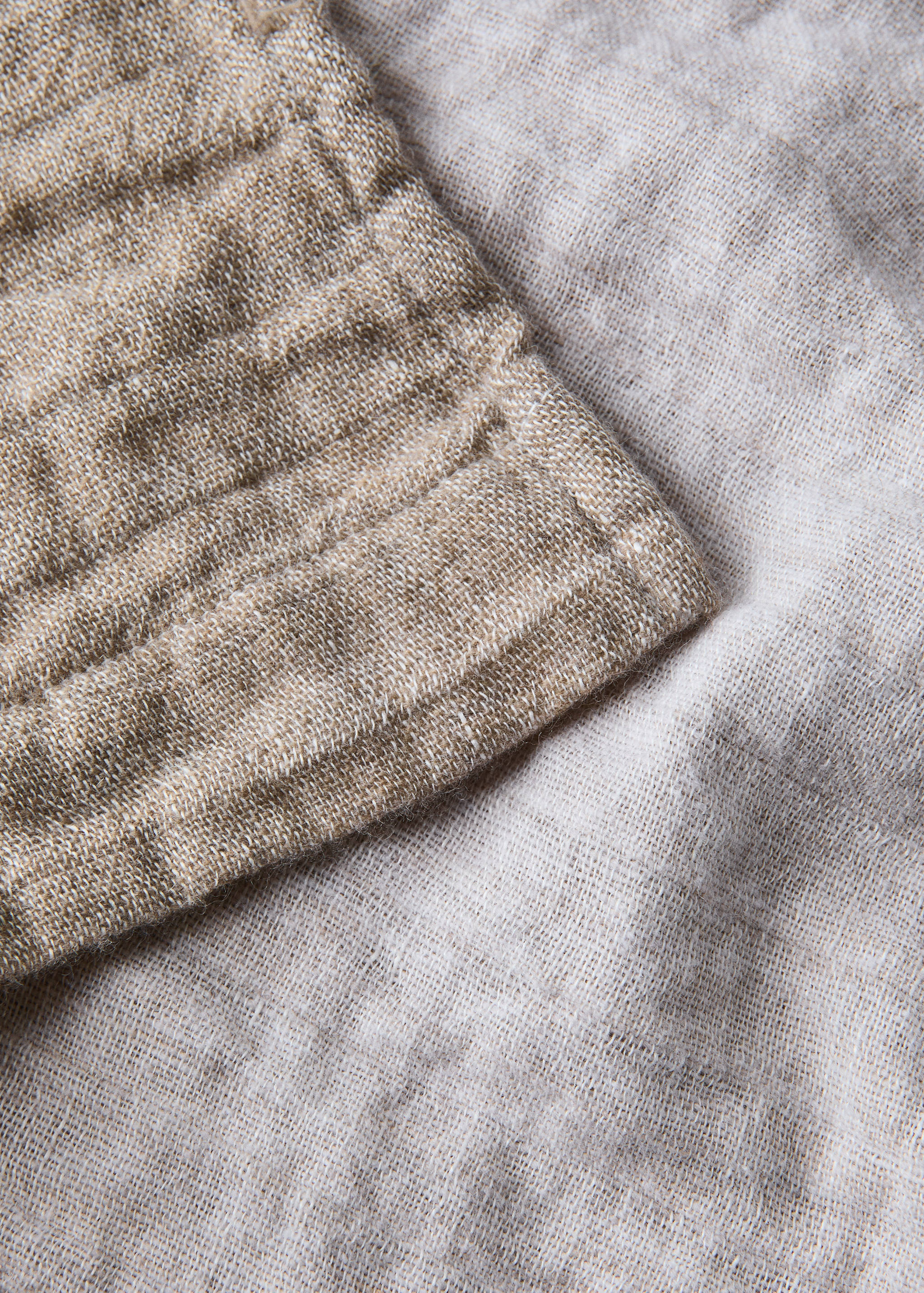 Premium quality linen and wool blend bedspread for 135/140/150 cm beds - Details of the article 1
