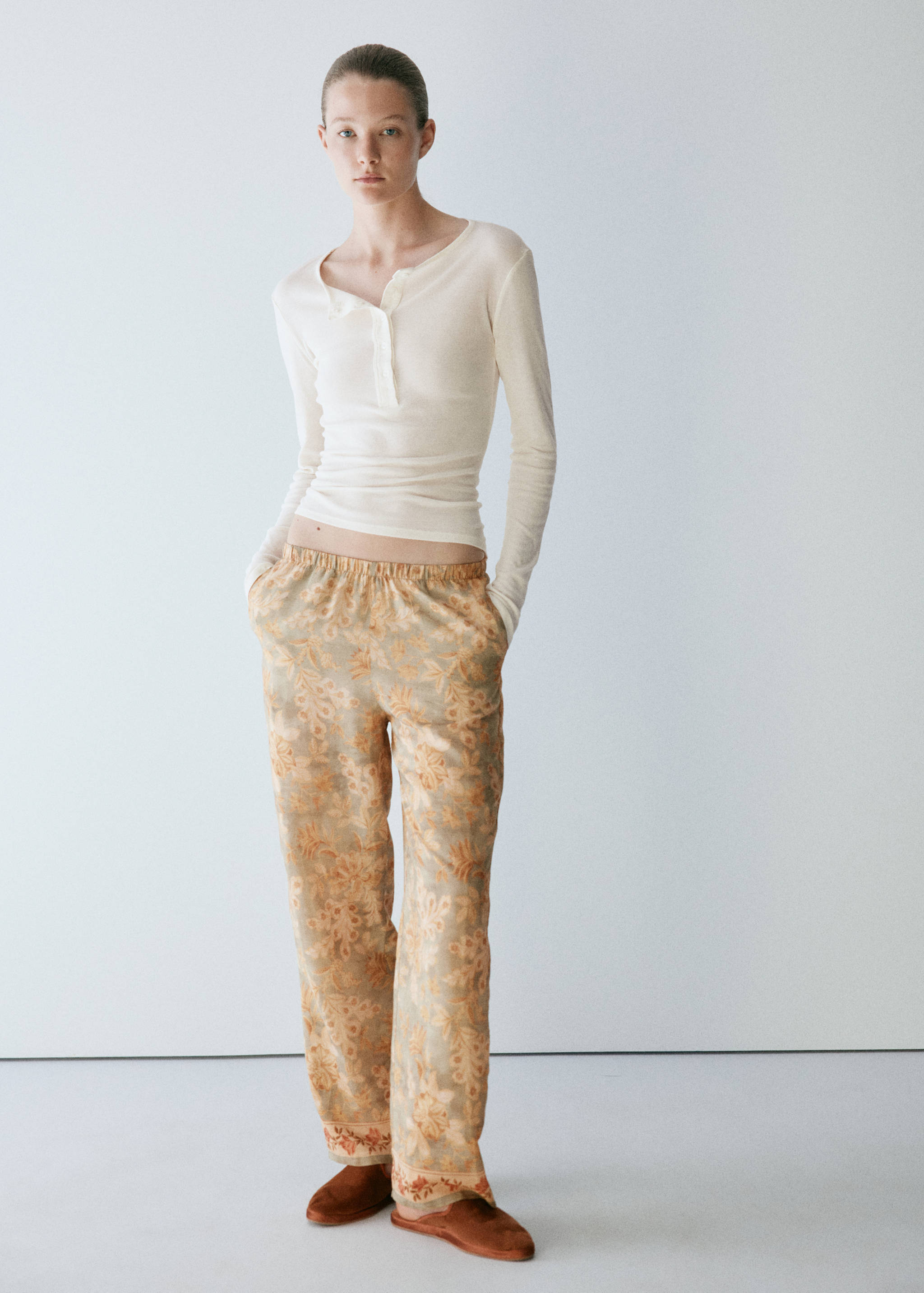 100% cotton pyjama top - General plane