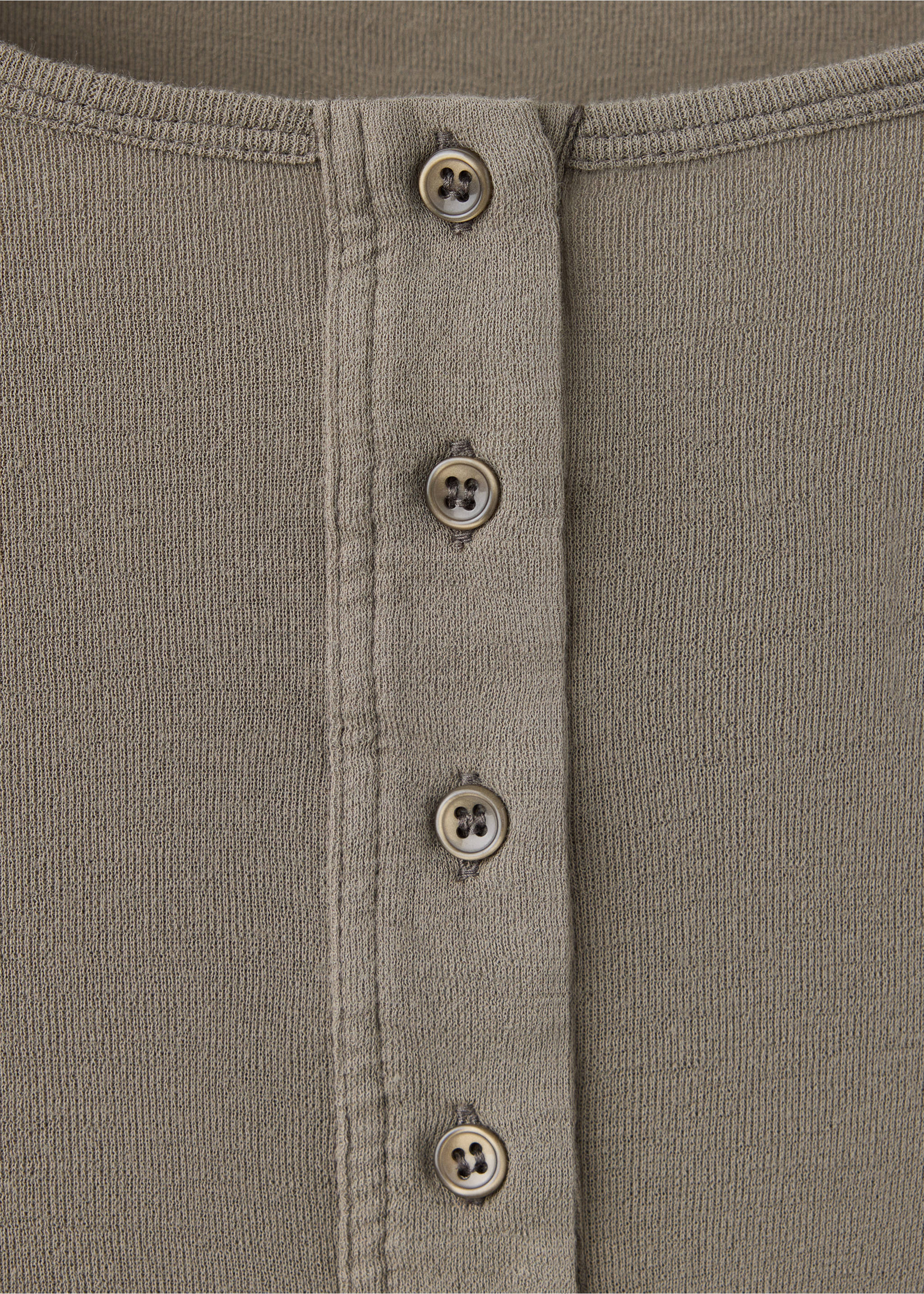 100% cotton pyjama top - Details of the article 8, Green. Ref: 37062938-00.