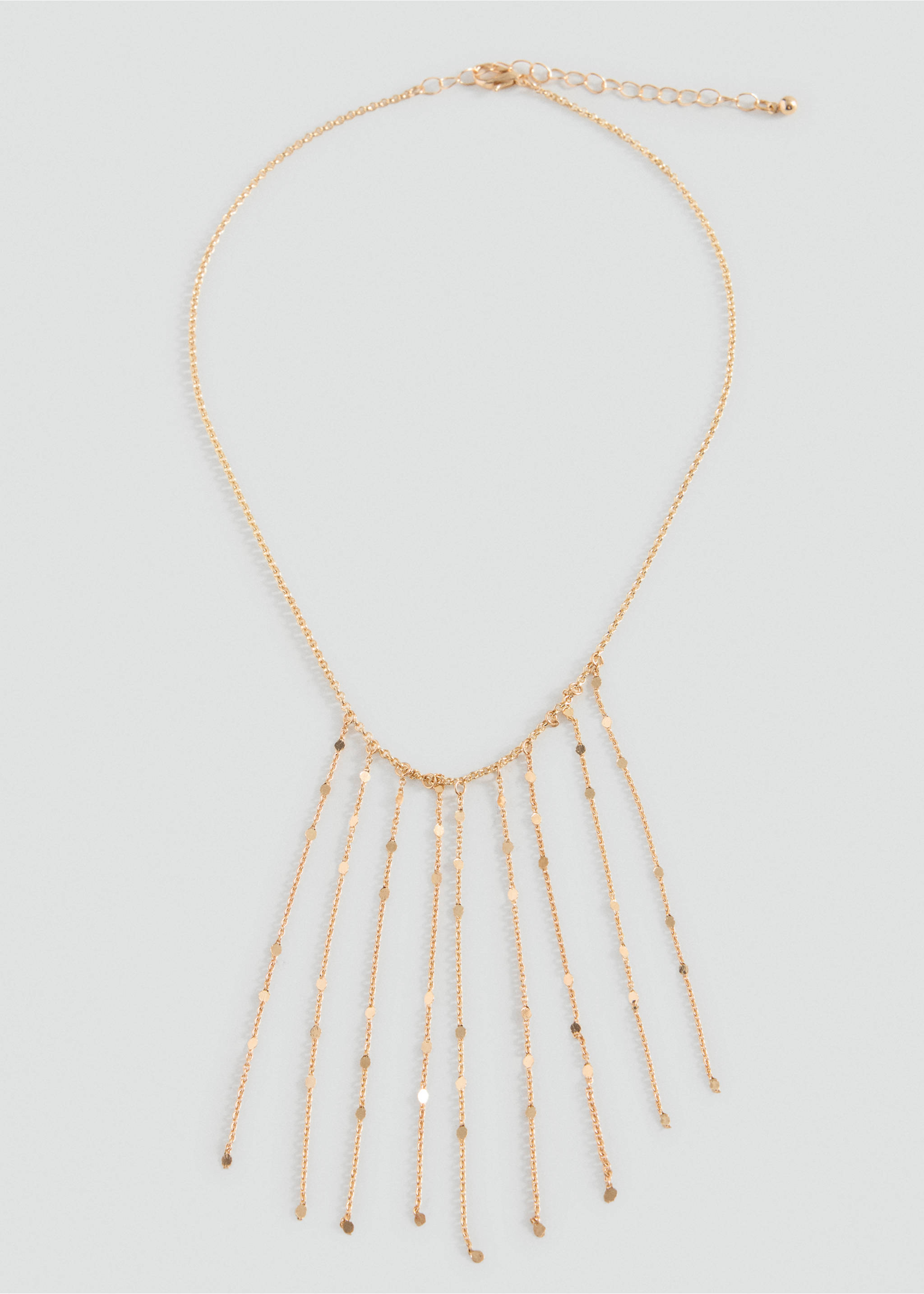 Long chain necklace - Article without model, Gold. Ref: 37062945-00.