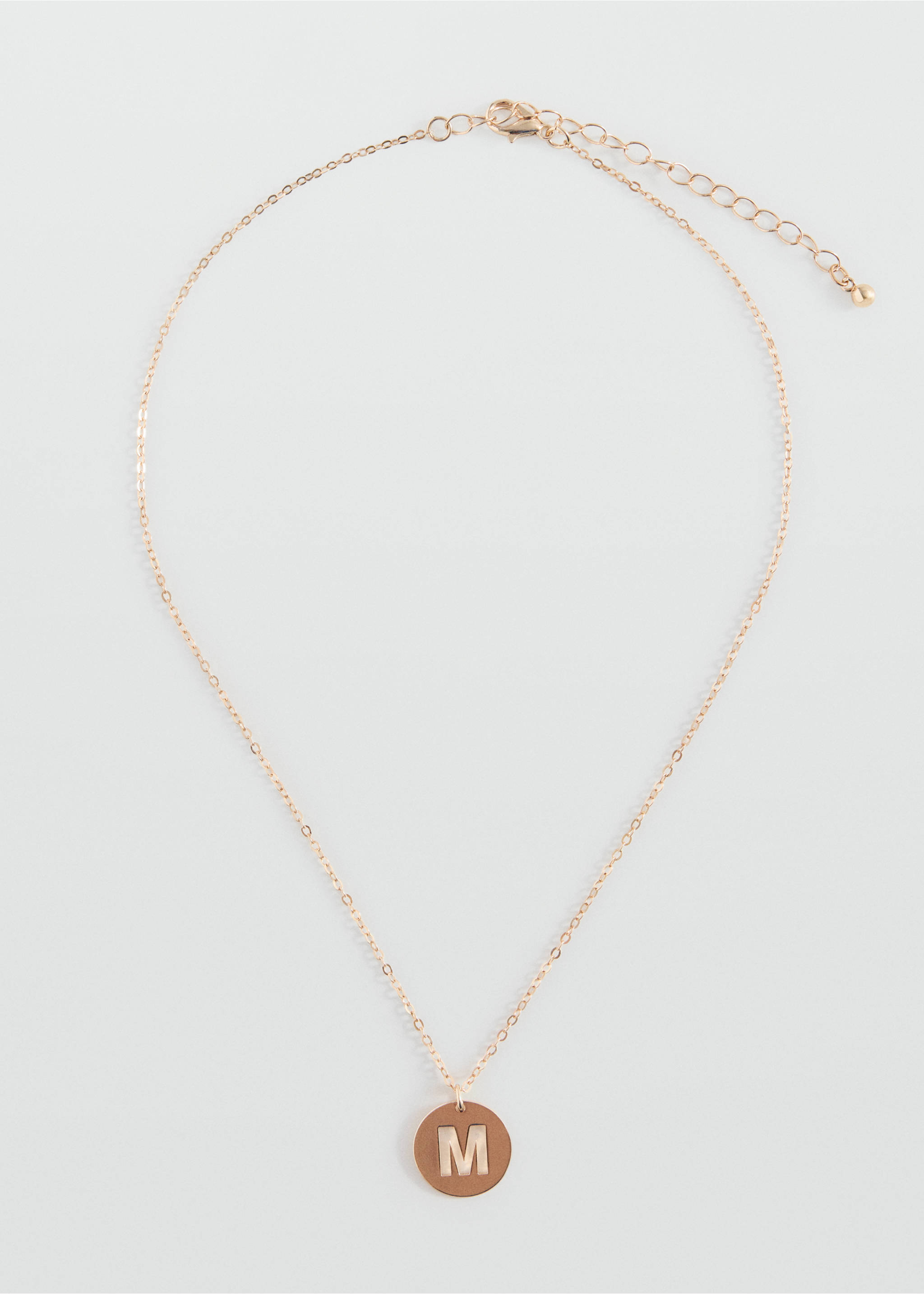 Letter Pendant Necklace - Article without model, Gold. Ref: 37062946-00.