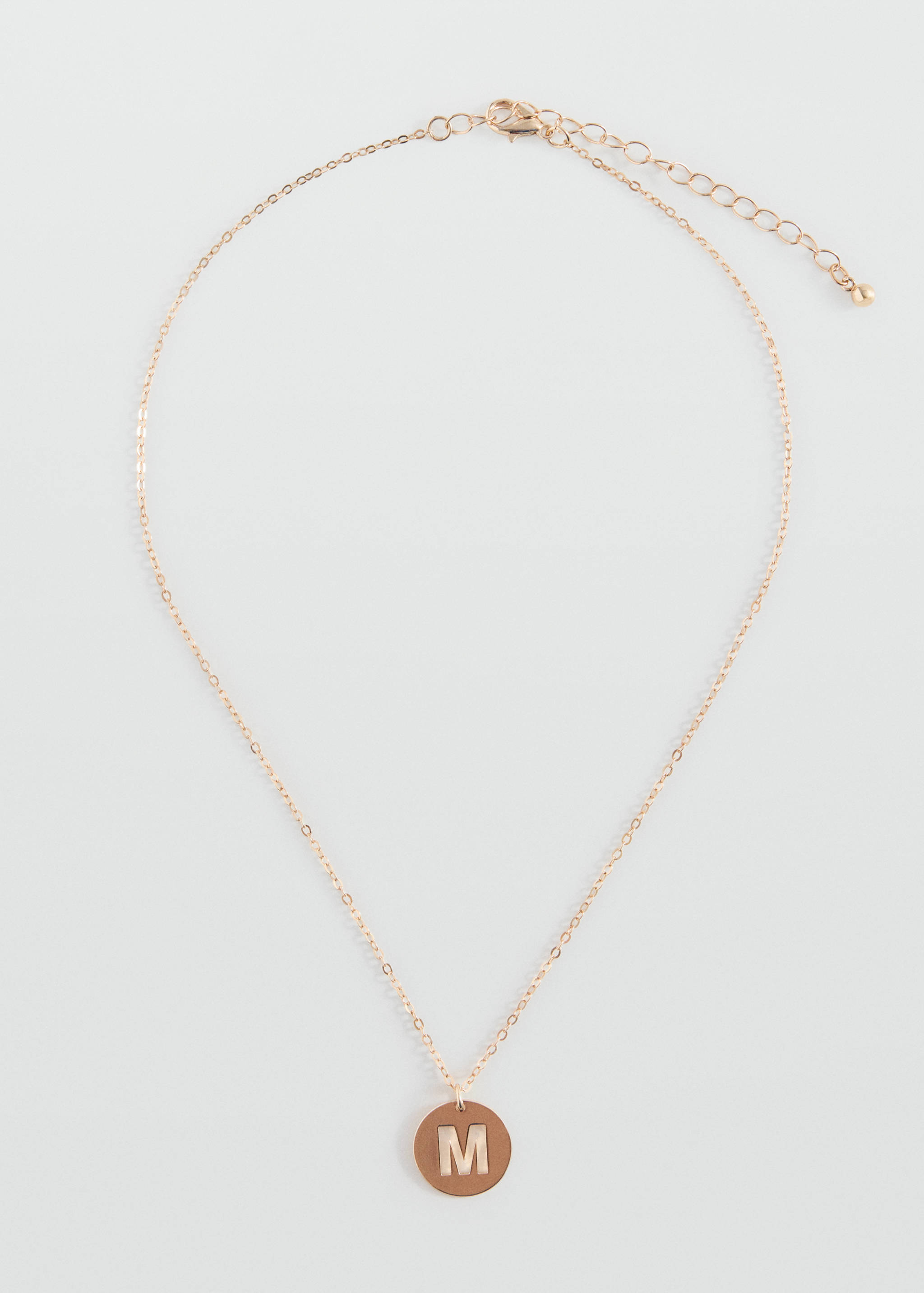 Letter Pendant Necklace - Article without model
