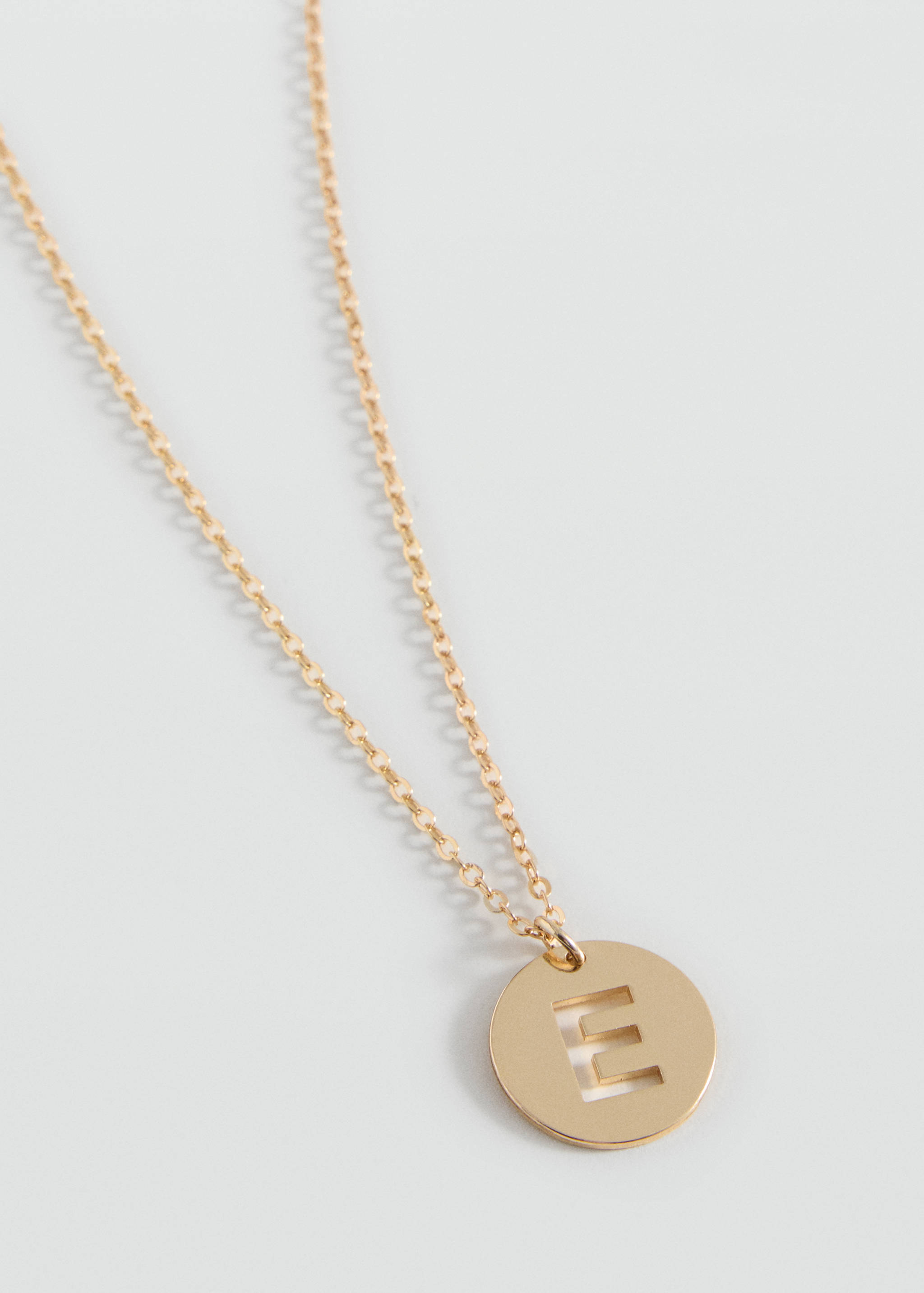 Letter Pendant Necklace - Medium plane